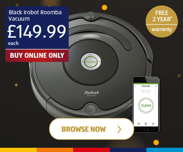 Black Irobot Roomba Vacuum - Shop Now