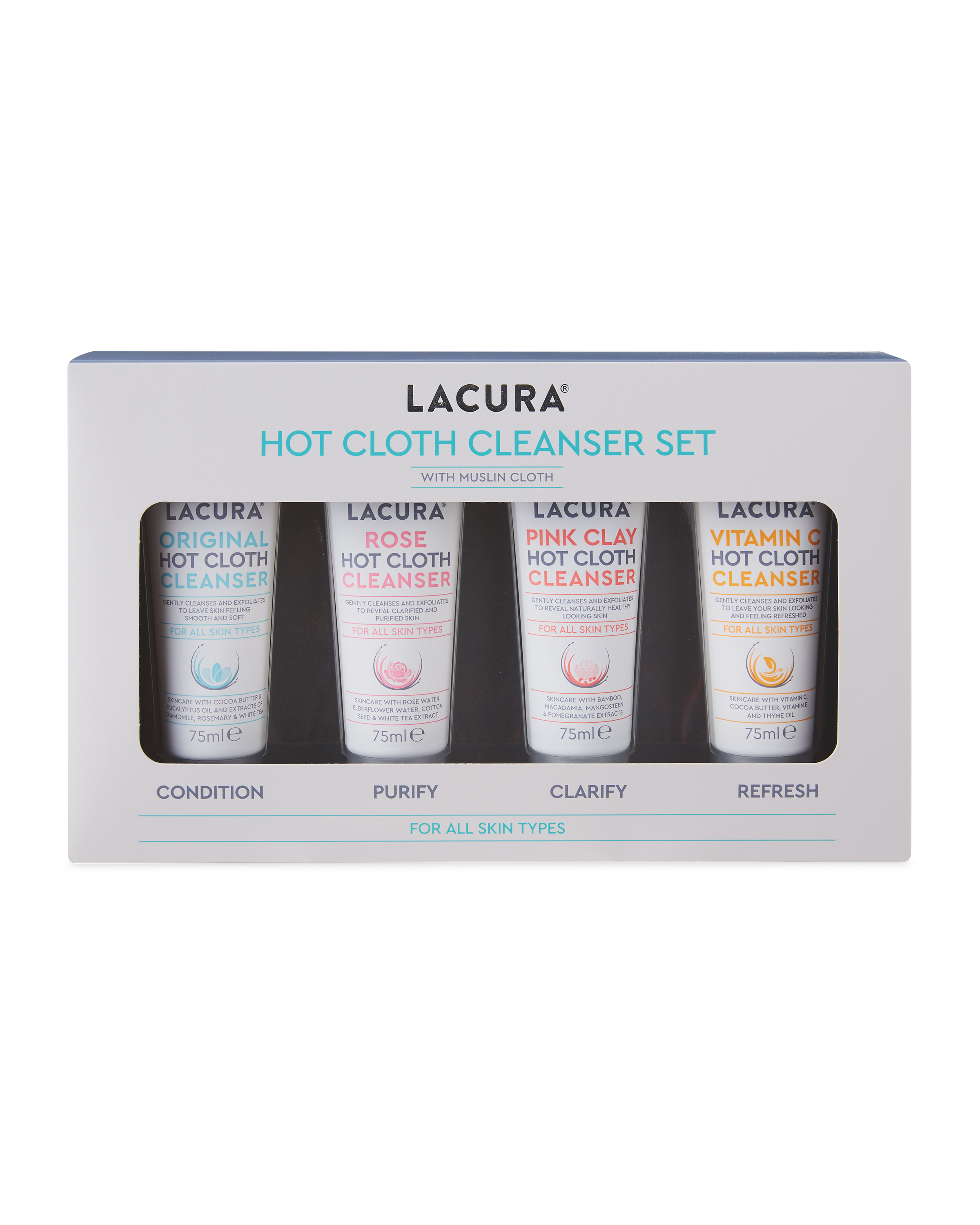 Lacura Hot Cloth Cleanser Gift Set ALDI UK