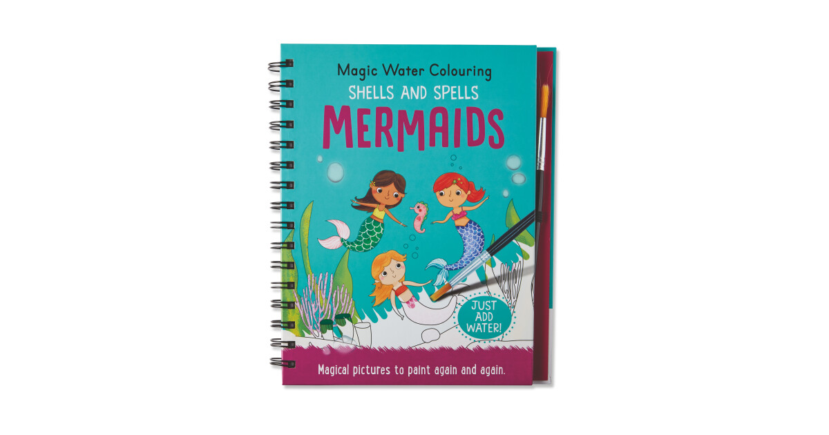 Mermaids Magic Water Colouring Book - ALDI UK