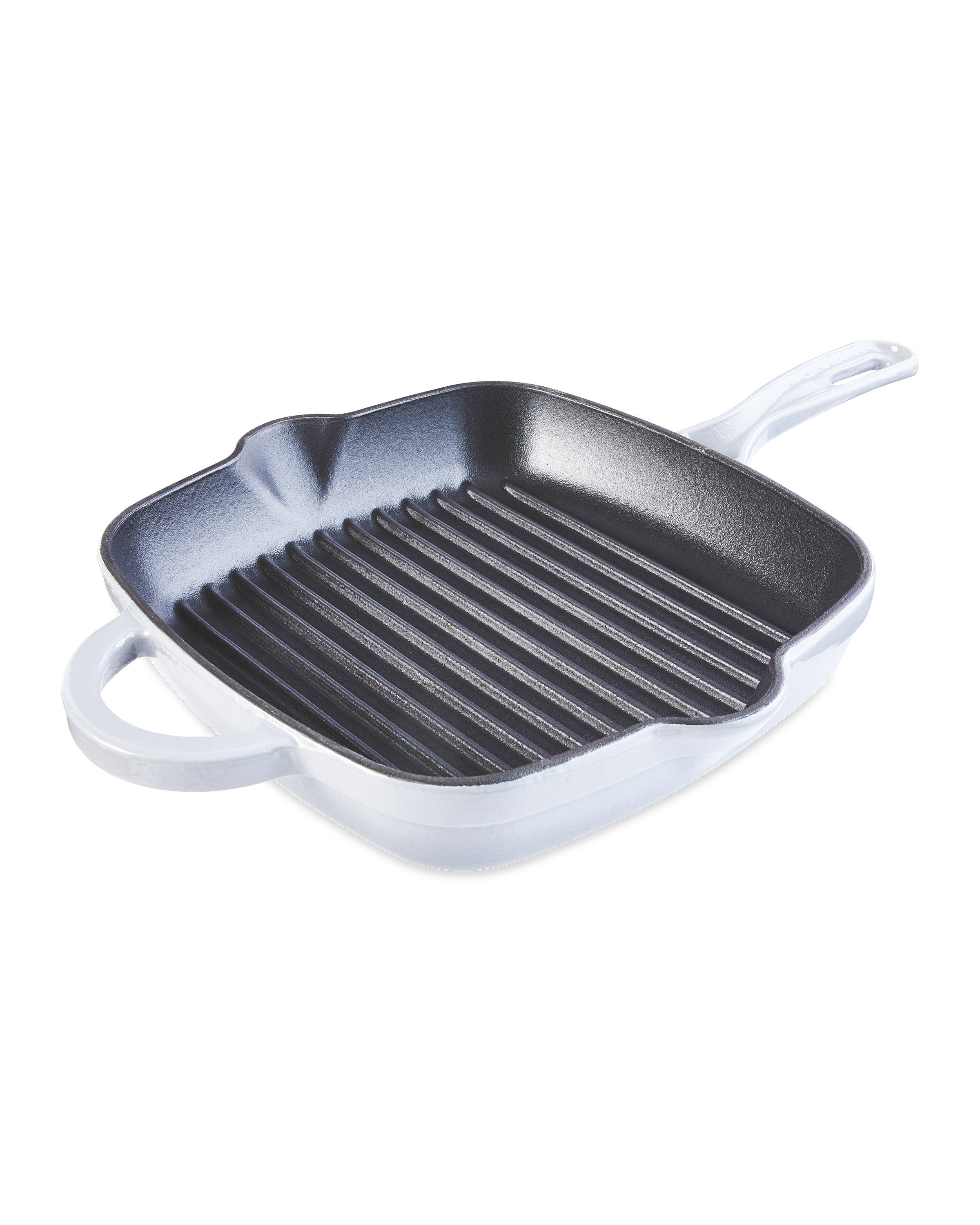 Grey Ombre Cast Iron Griddle Pan ALDI UK
