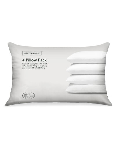 Kirkton House Pillows 4 Pack - ALDI UK