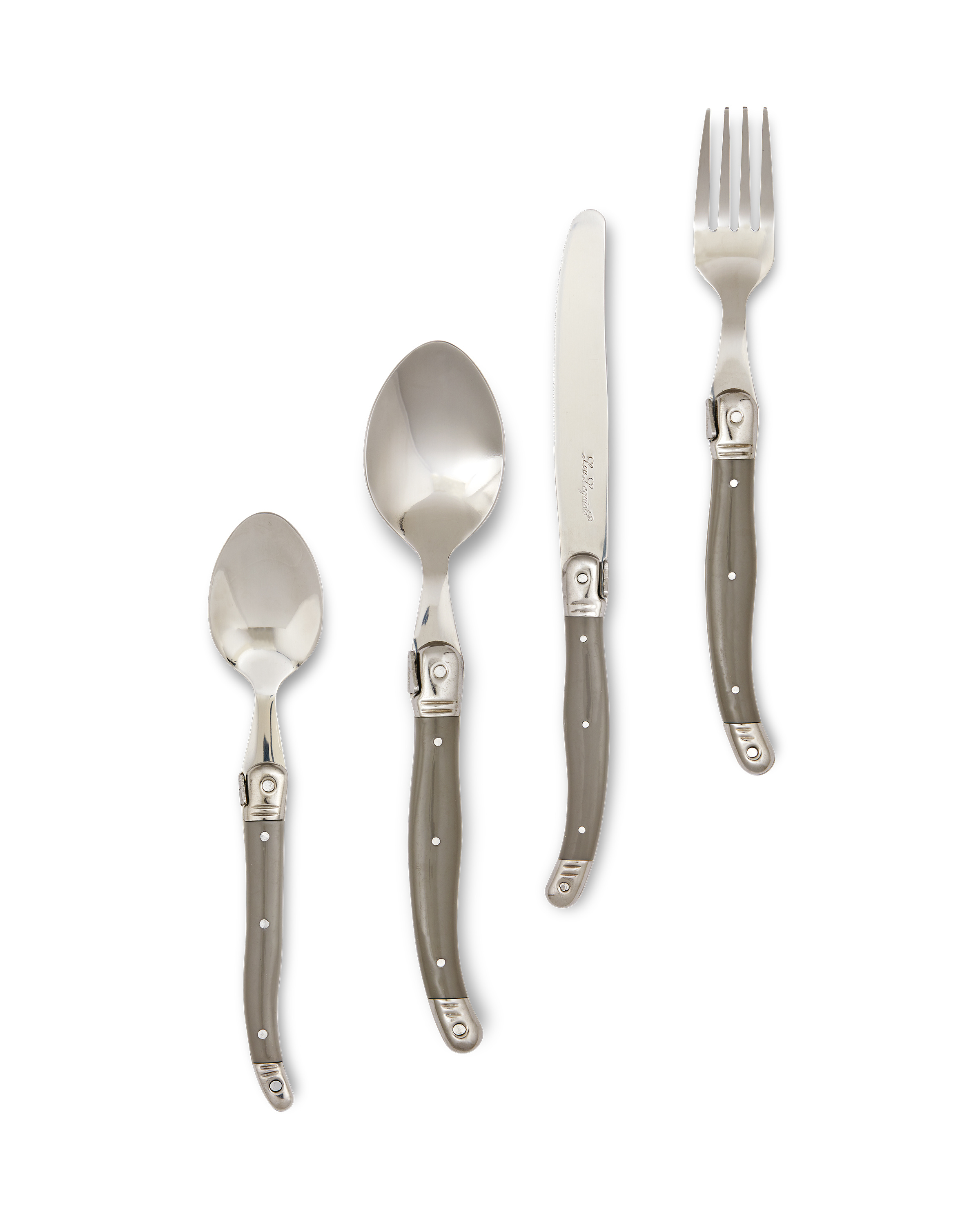 Grey Lou Laguiole Cutlery Set 24 Pk ALDI UK