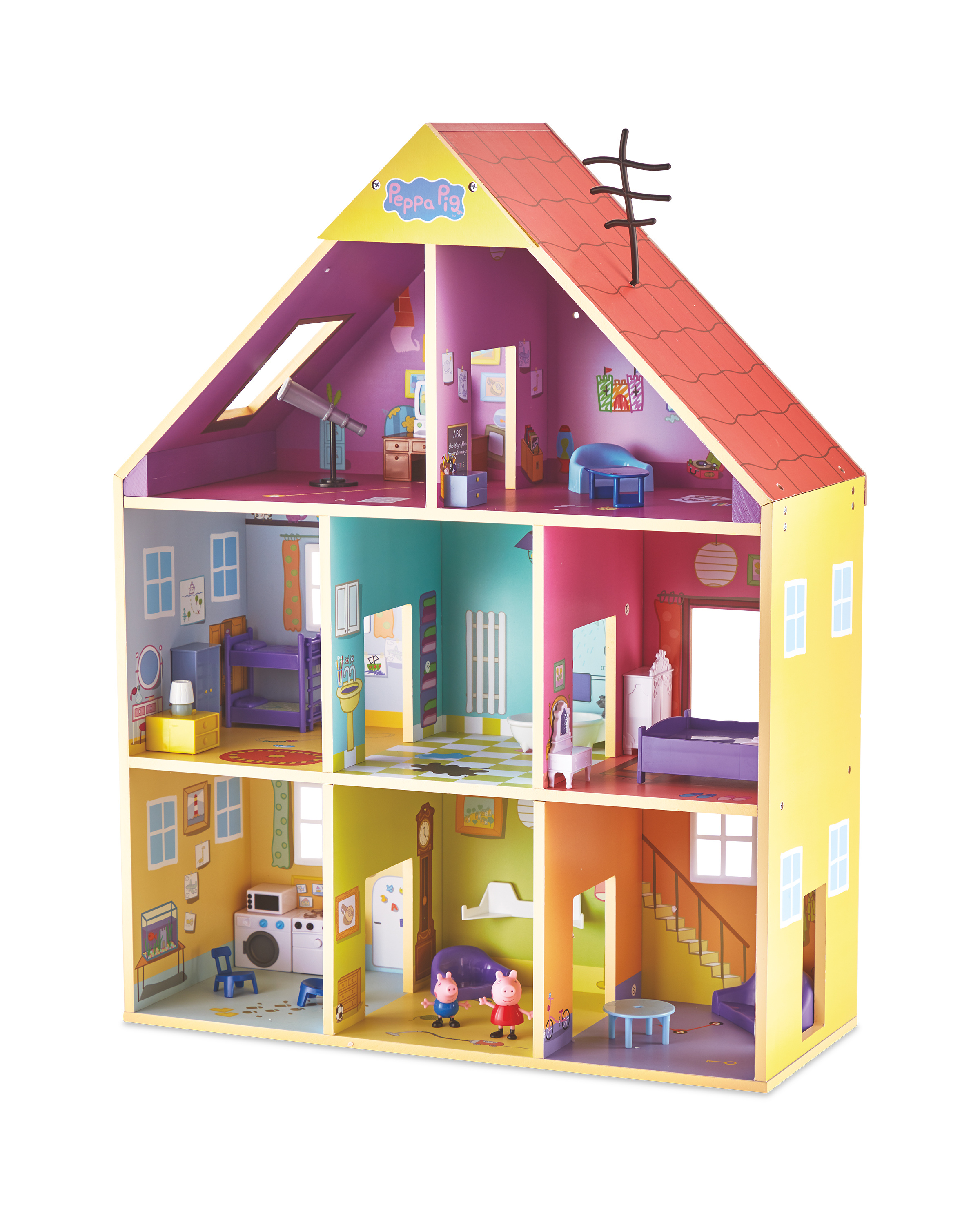 Peppa Pig Wooden Playhouse - ALDI UK