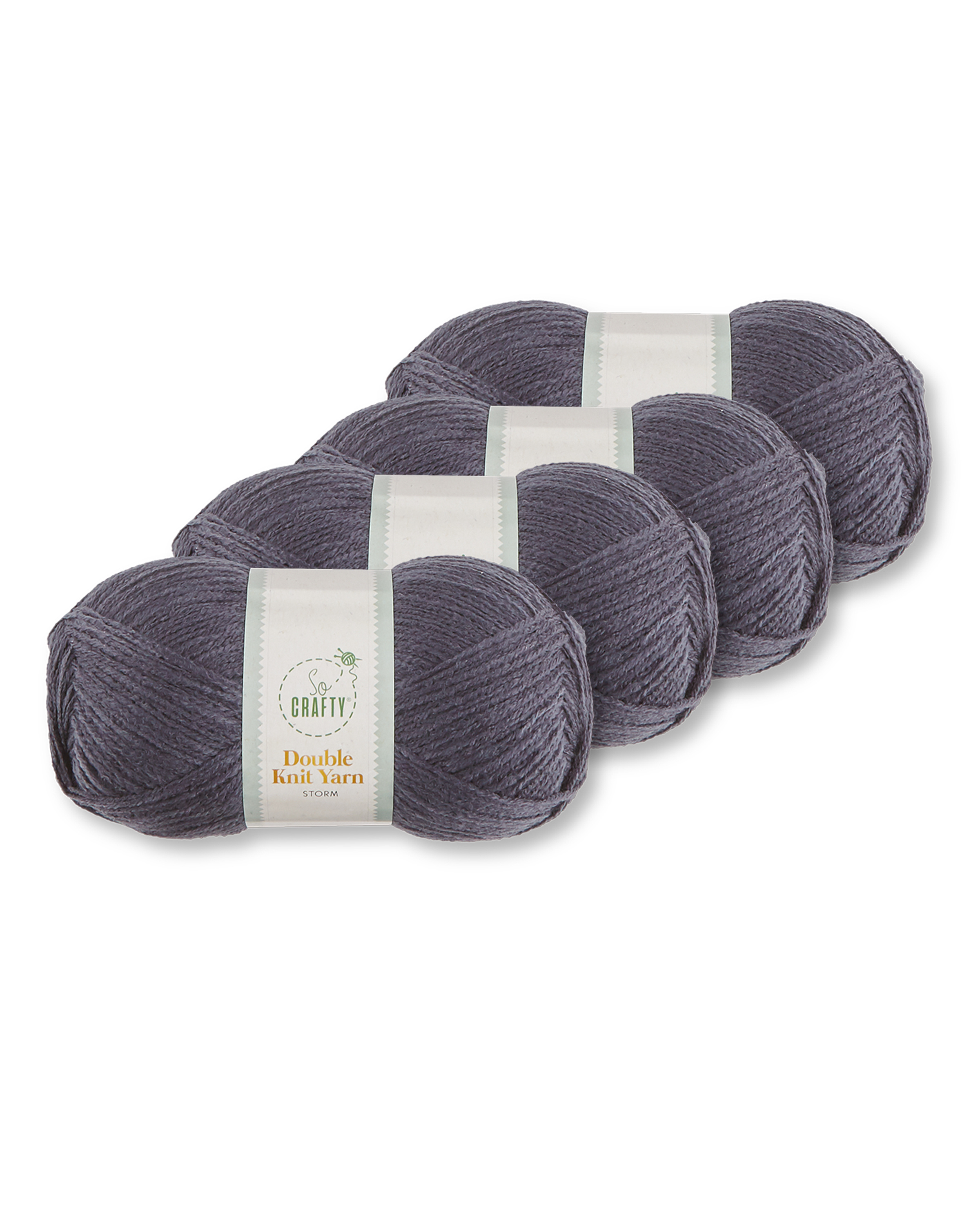 Storm Double Knitting Yarn 4 Pack ALDI UK