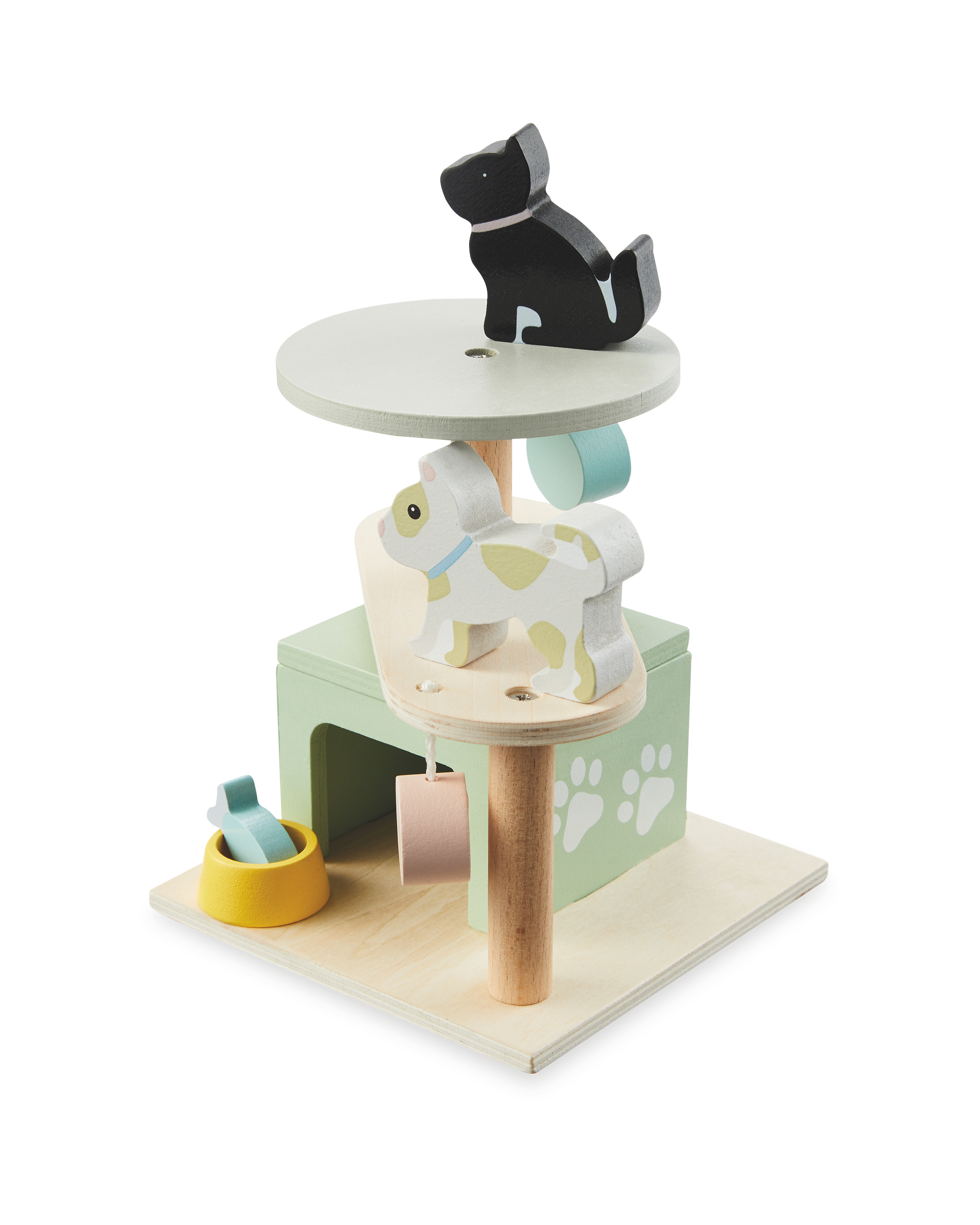 Little Town Wooden Cat Tree ALDI UK