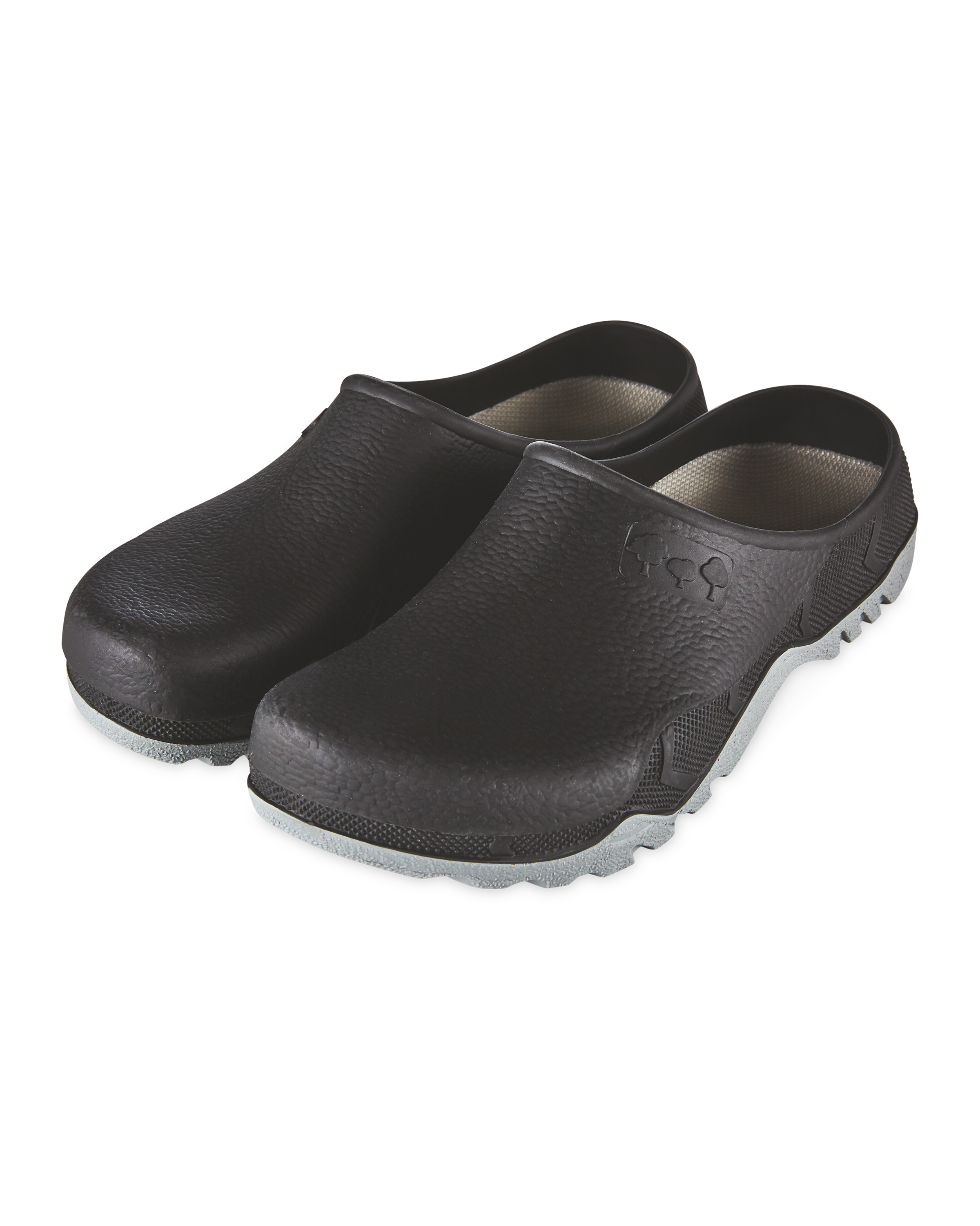 Gardenline Black/Grey Garden Clogs ALDI UK