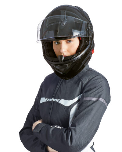 Anthracite Matt Motorcycle Helmet - ALDI UK