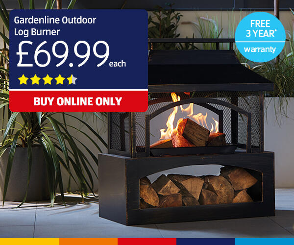 Gardenline Outdoor Log Burner