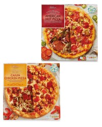 Cajun Chicken/ American Hot Pizza