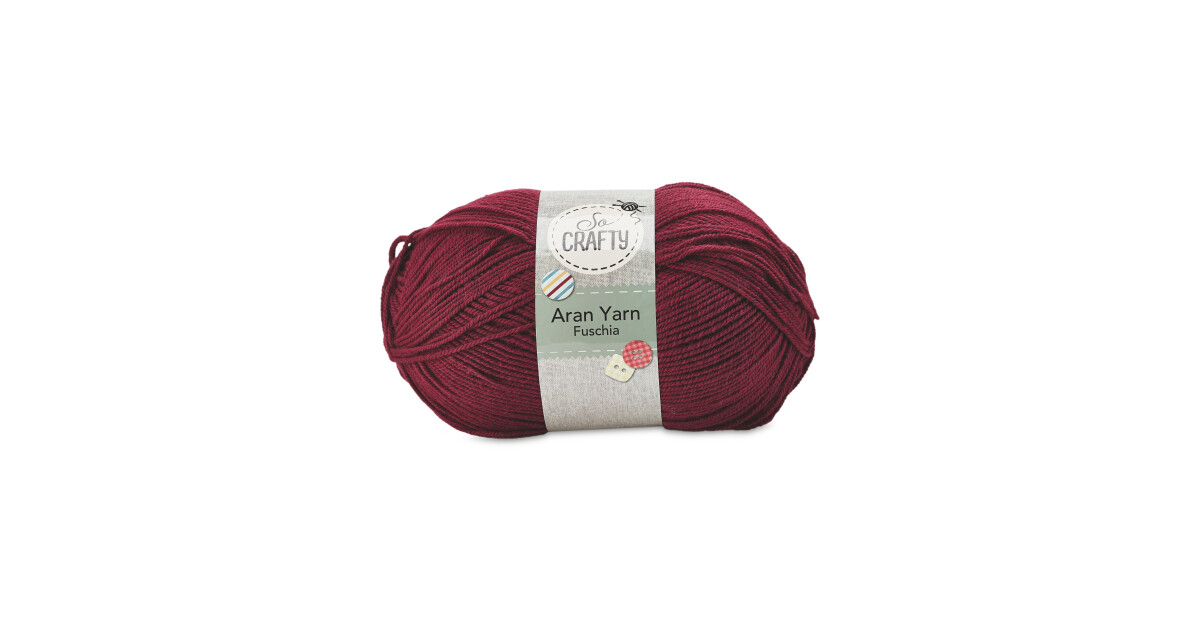 So Crafty Aran Knitting Yarn ALDI UK