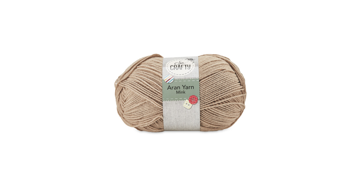 So Crafty Aran Knitting Yarn ALDI UK