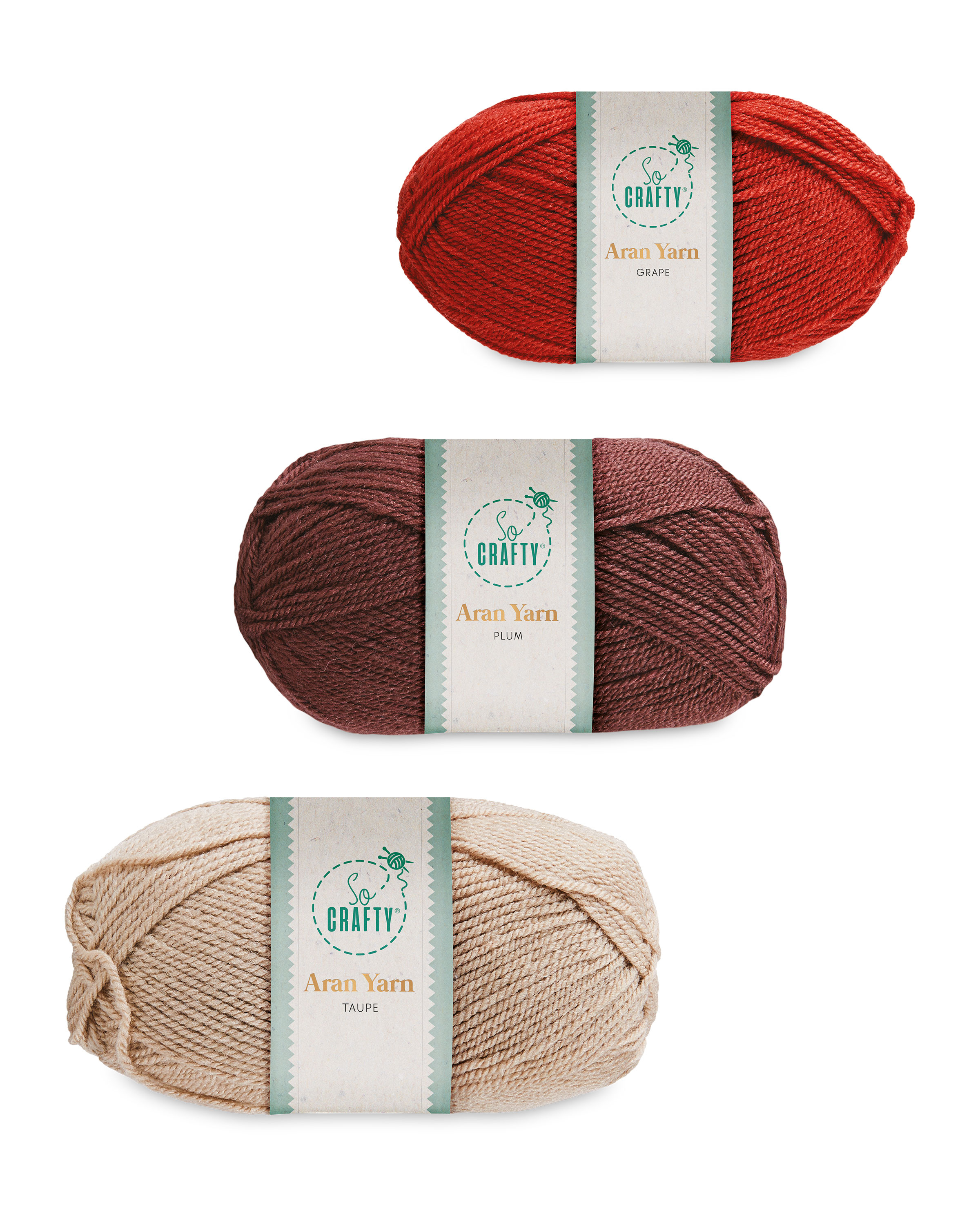 So Crafty Aran Yarn ALDI UK