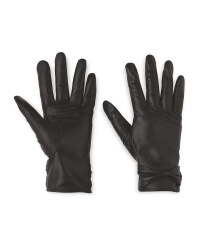 Avenue Ladies' Bow Leather Gloves - ALDI UK