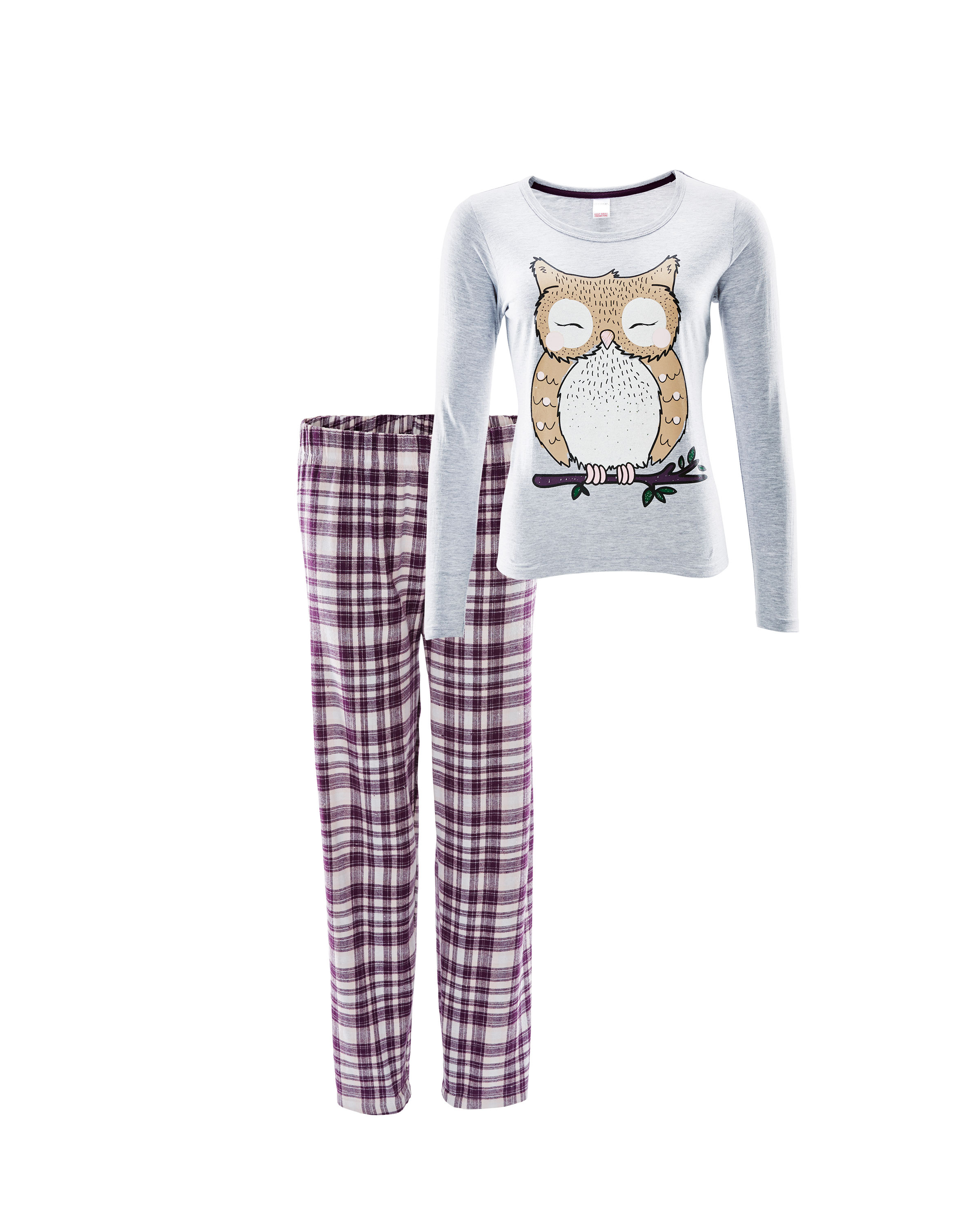 Avenue Owl Ladies Winter Pyjamas - ALDI UK