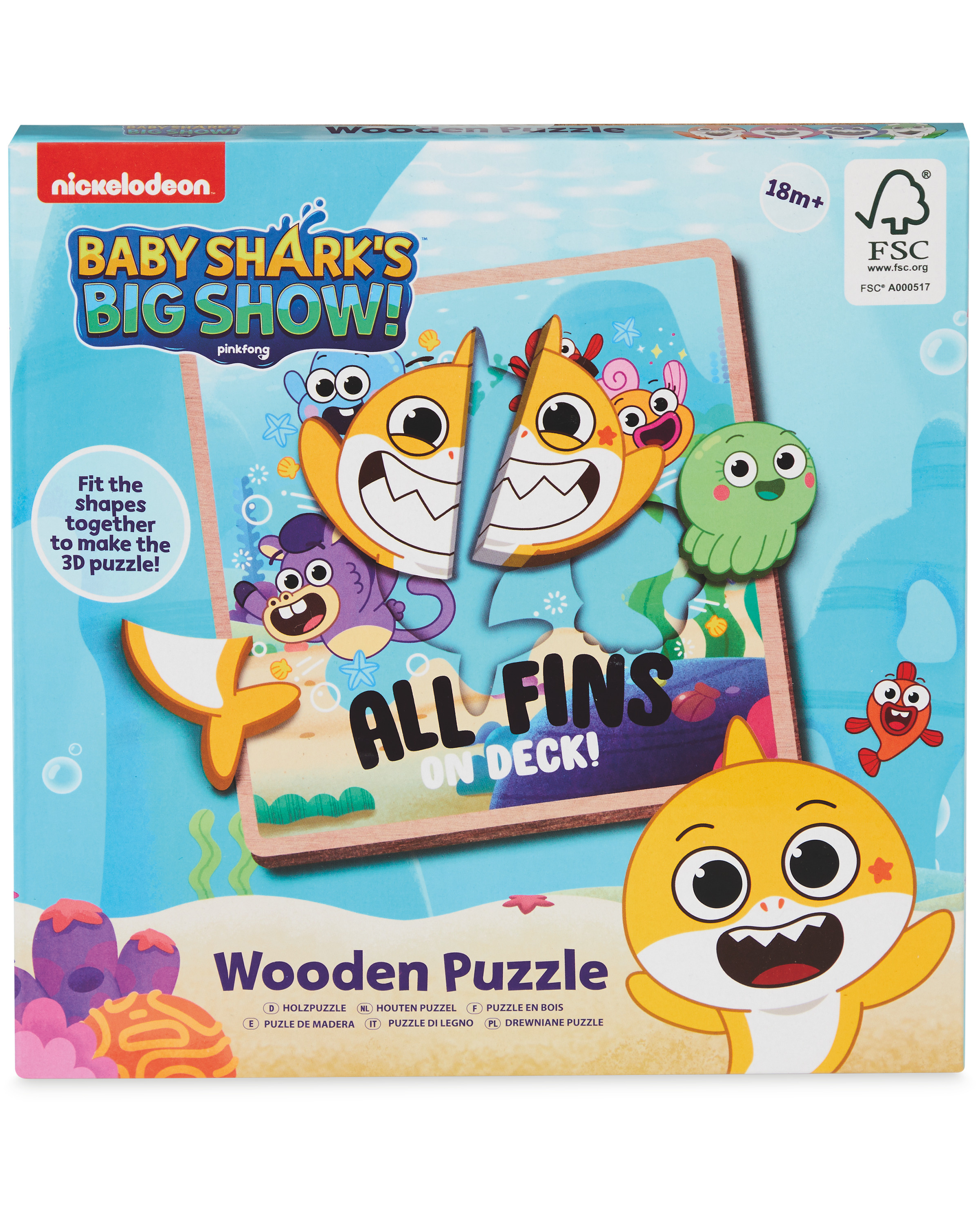 Baby Shark Fins Puzzle ALDI UK