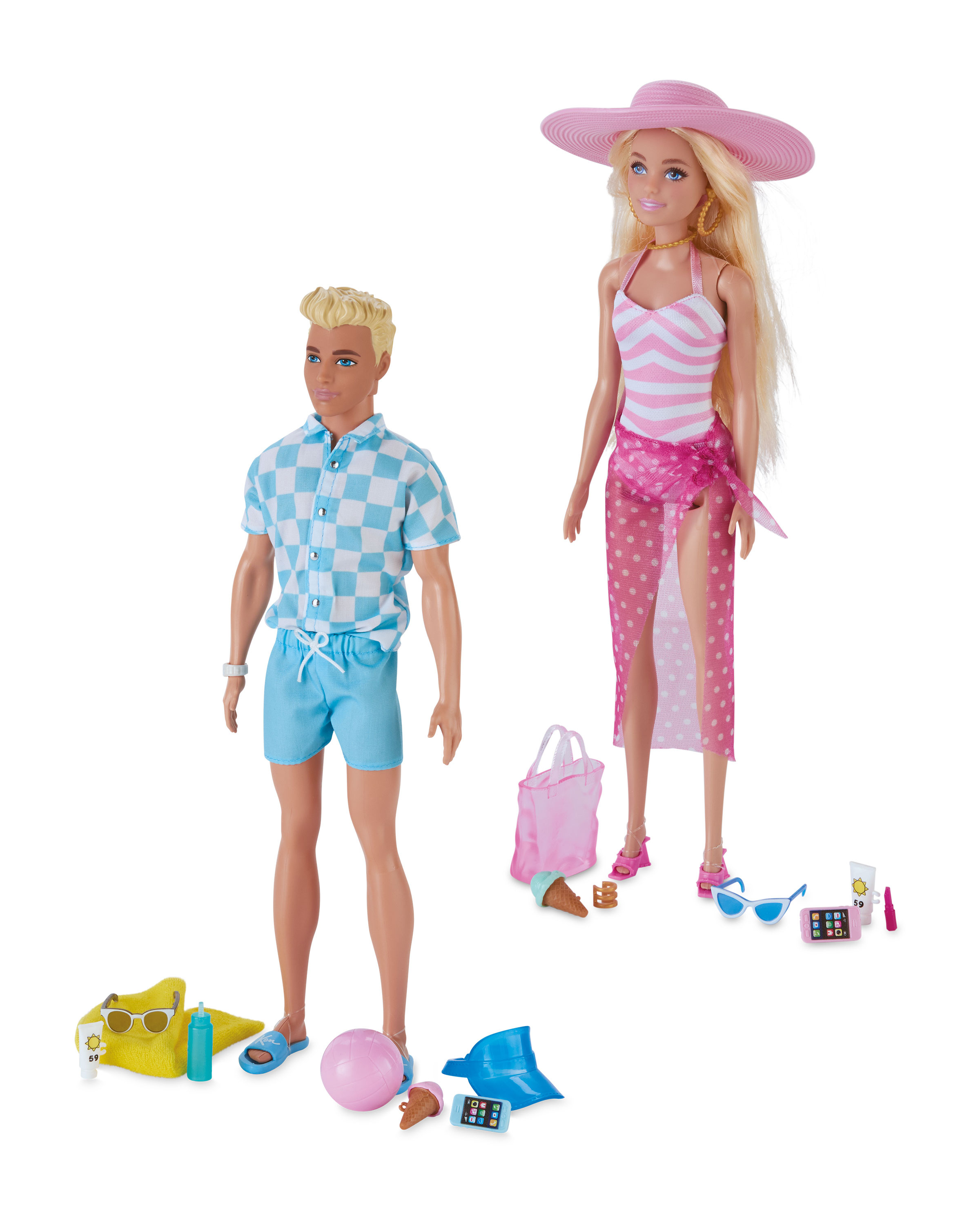 Mattel Barbie Beach Dolls - ALDI UK