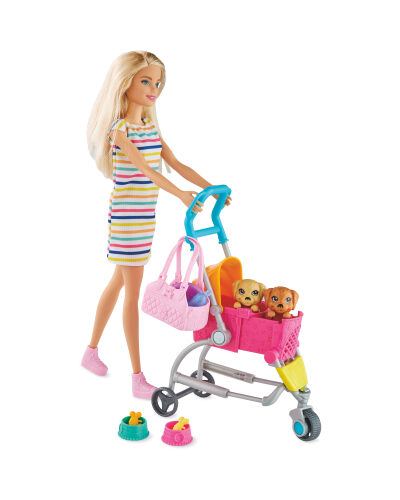 Barbie Stroll 'N Play Pups Set - ALDI UK