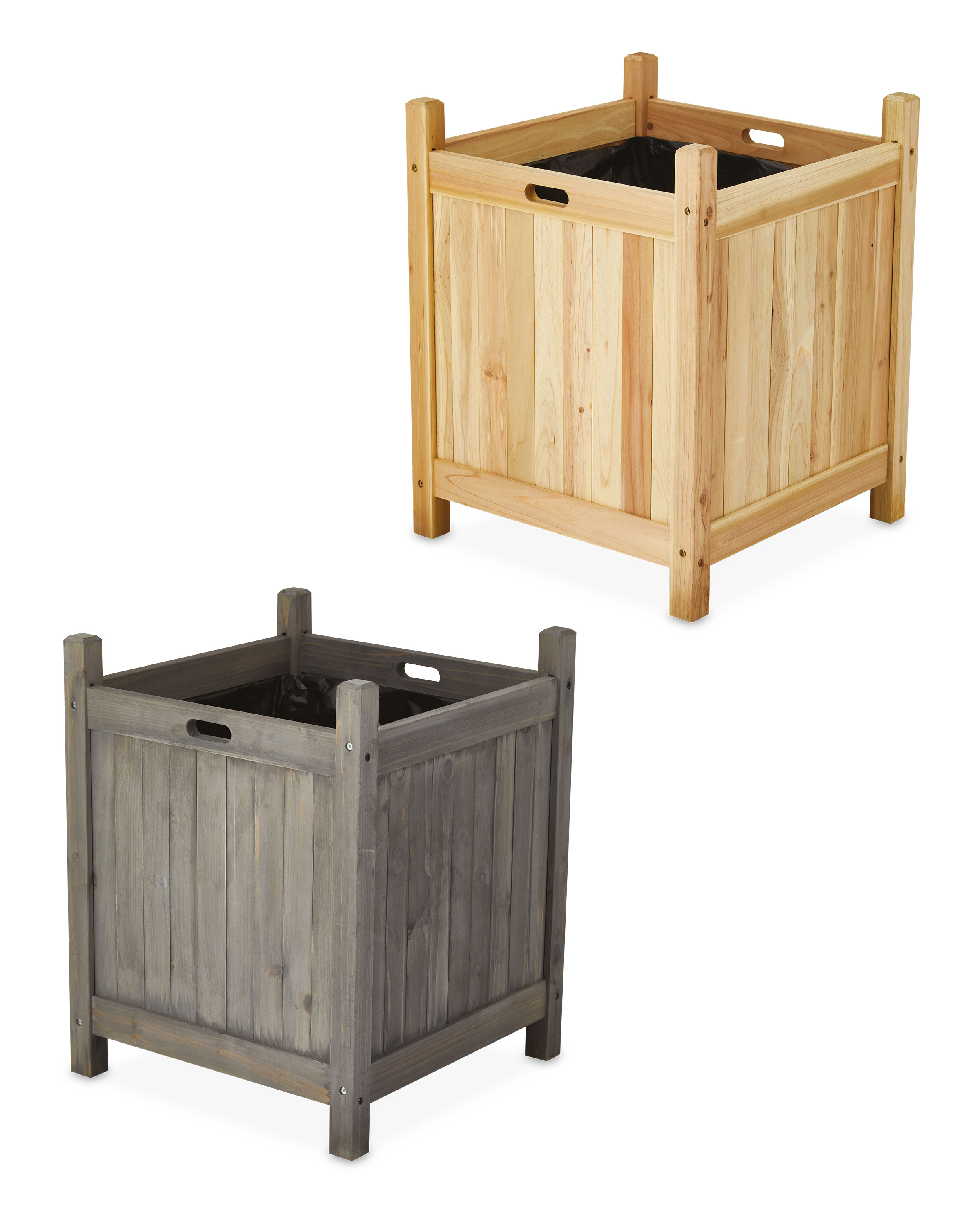 Belavi Large Wooden Square Planter - ALDI UK