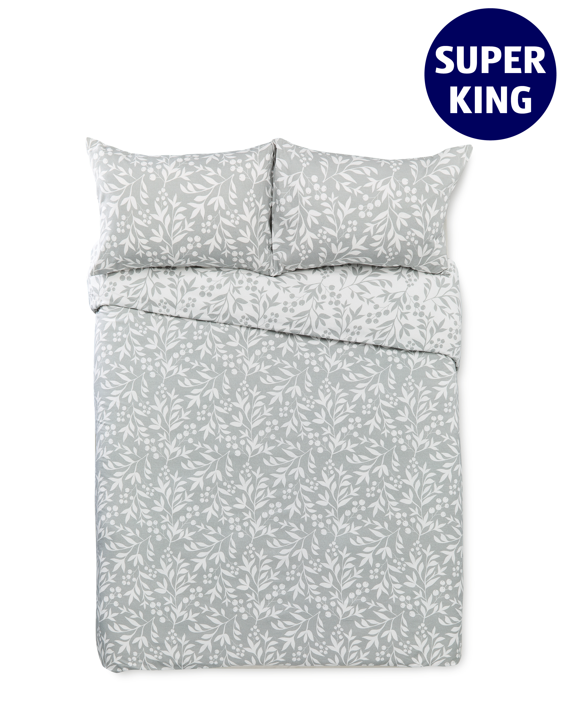 Berry Superking Brushed Cotton Duvet ALDI UK