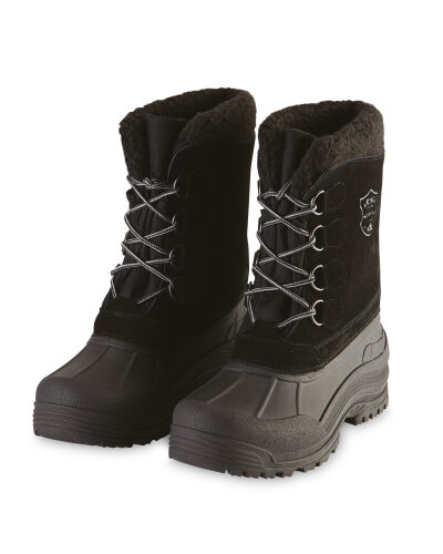 Black Canadian Boots - ALDI UK