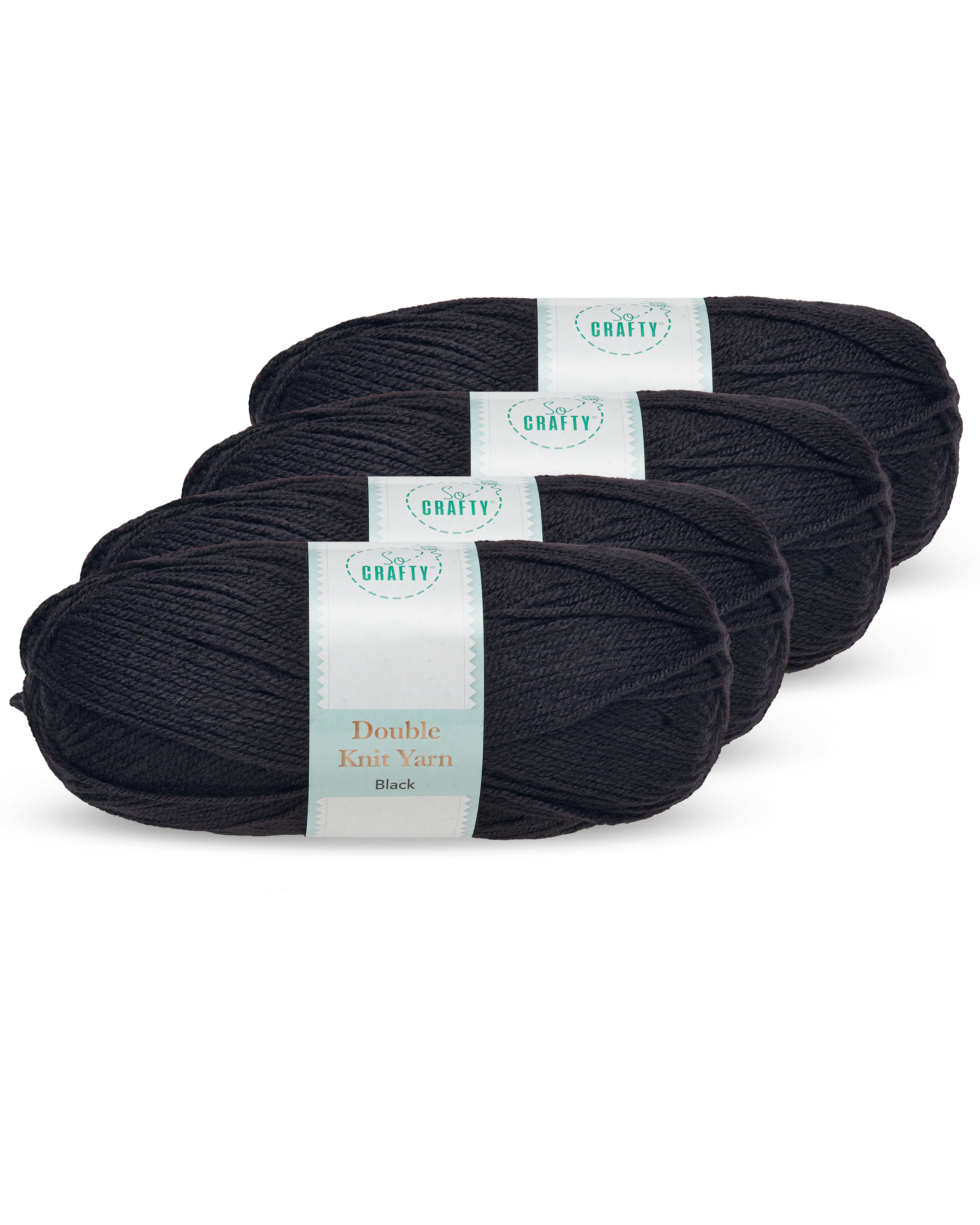 So Crafty Black Double Knit Yarn ALDI UK