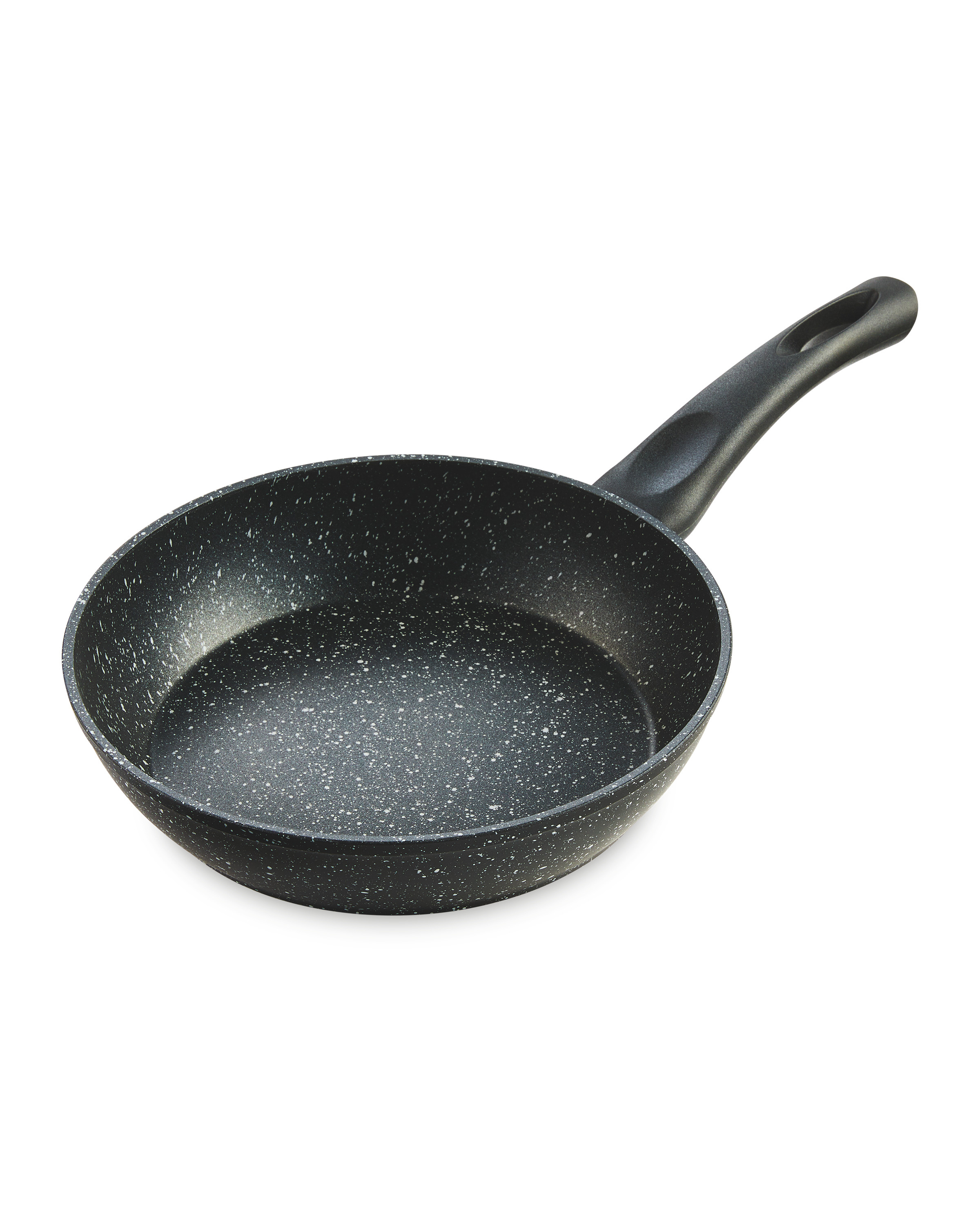 Black Marble Effect Frying Pan 20cm - ALDI UK