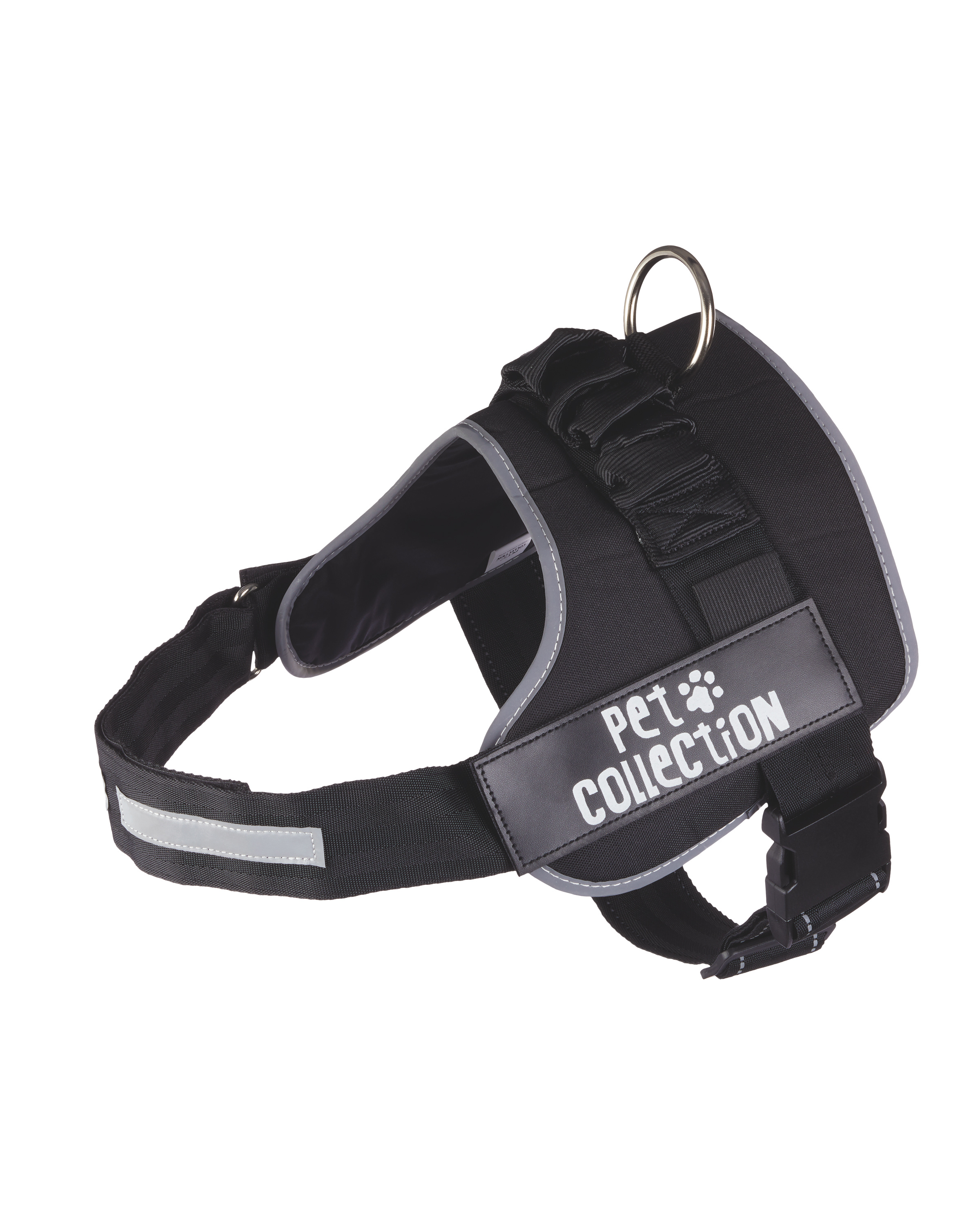 Black SlipOn Dog Harness ALDI UK