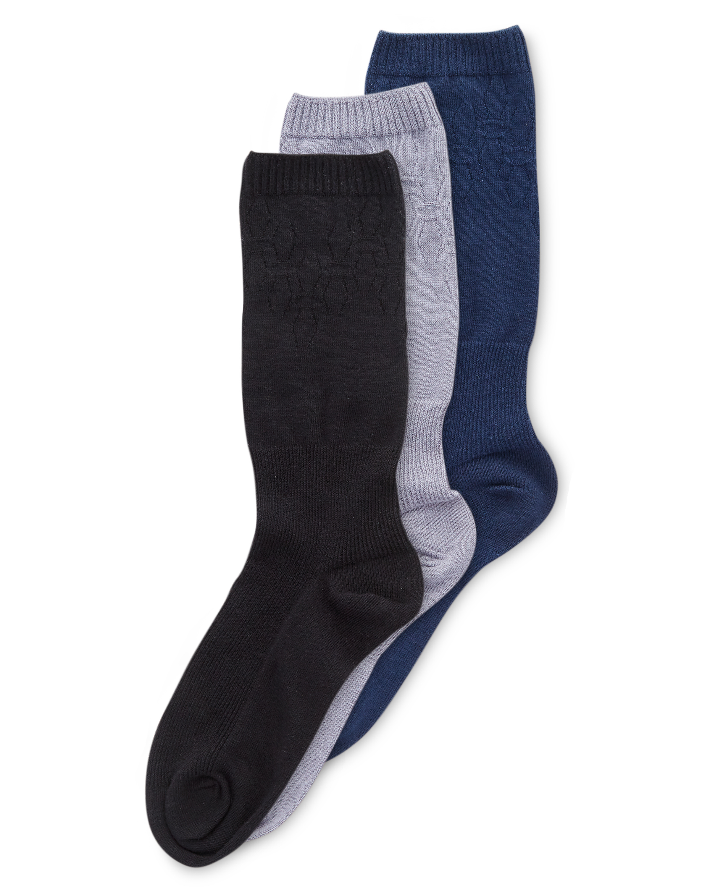 Blue Diabetic Friendly Socks 3 Pack ALDI UK