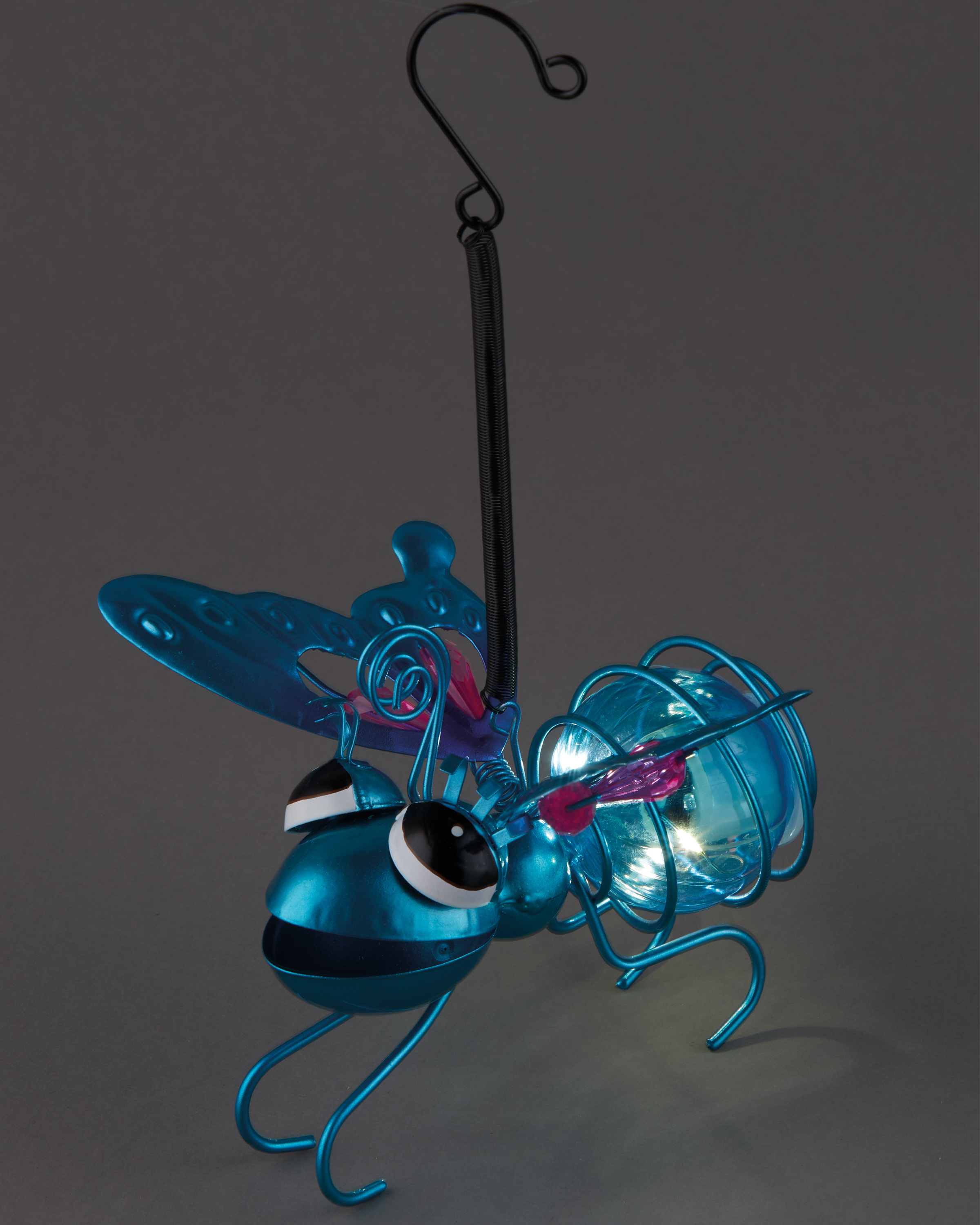 Blue Solar Hanging Bug Lights ALDI UK