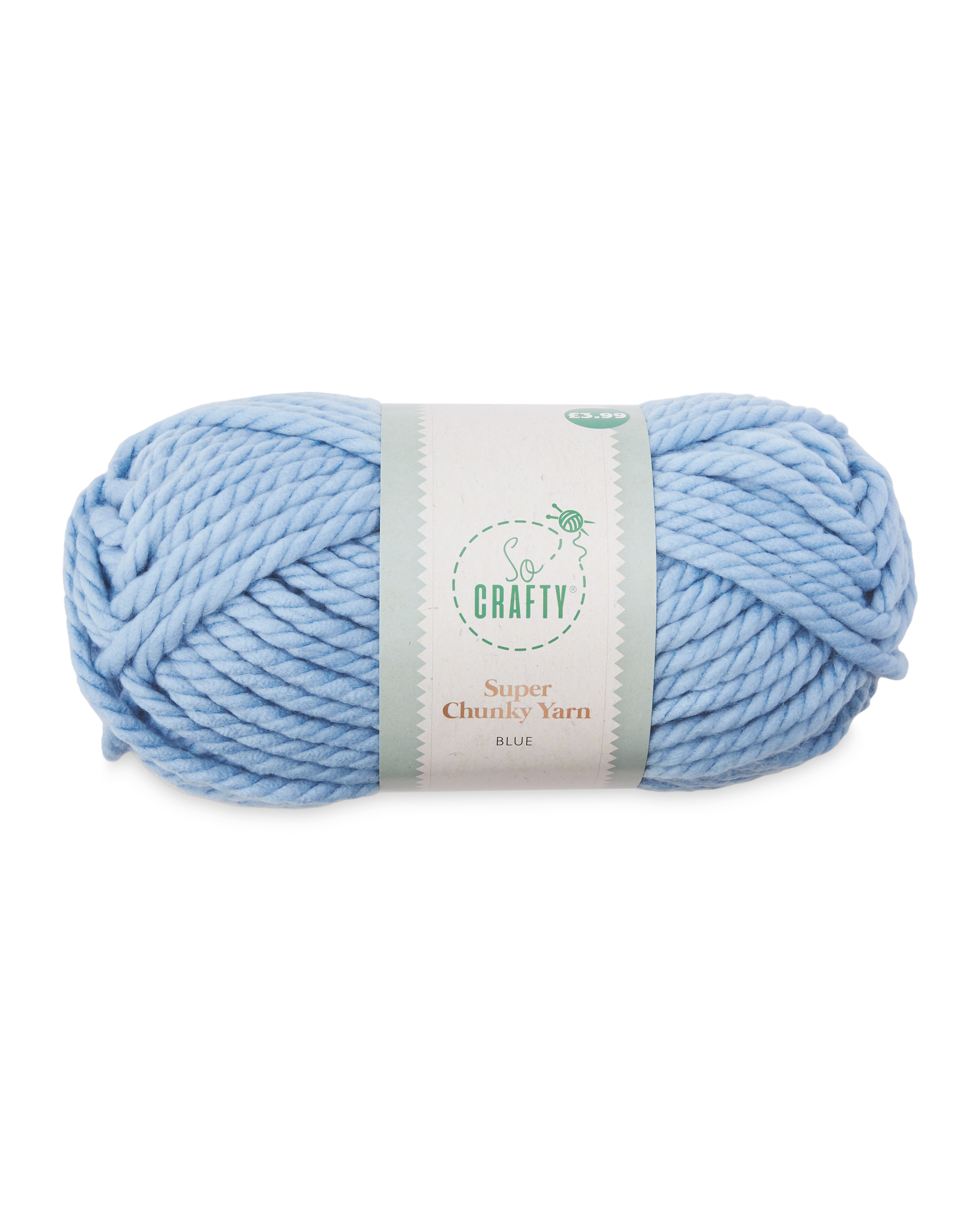 Blue Super Chunky Yarn - ALDI UK