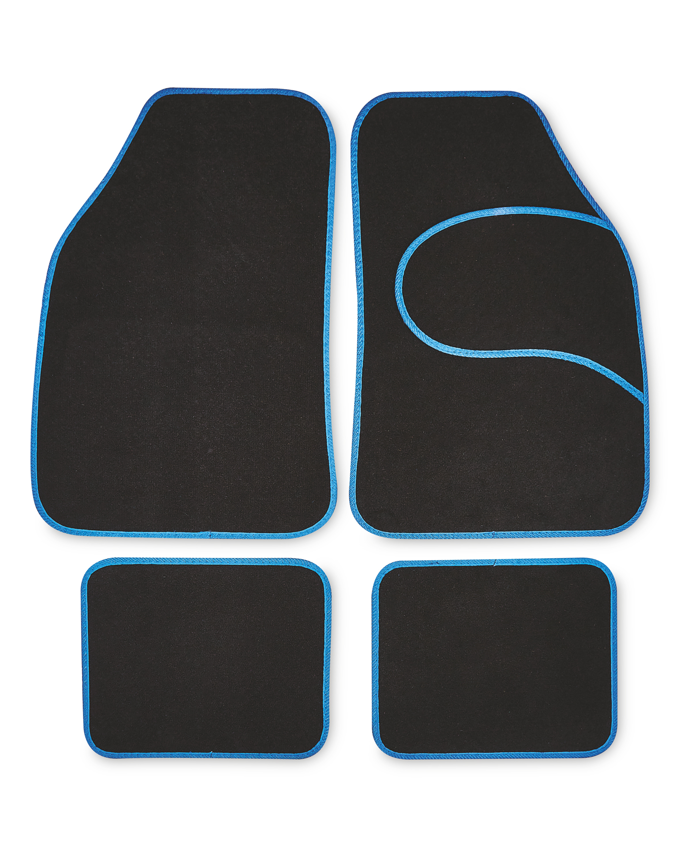 Blue Trim Universal Car Mats ALDI UK