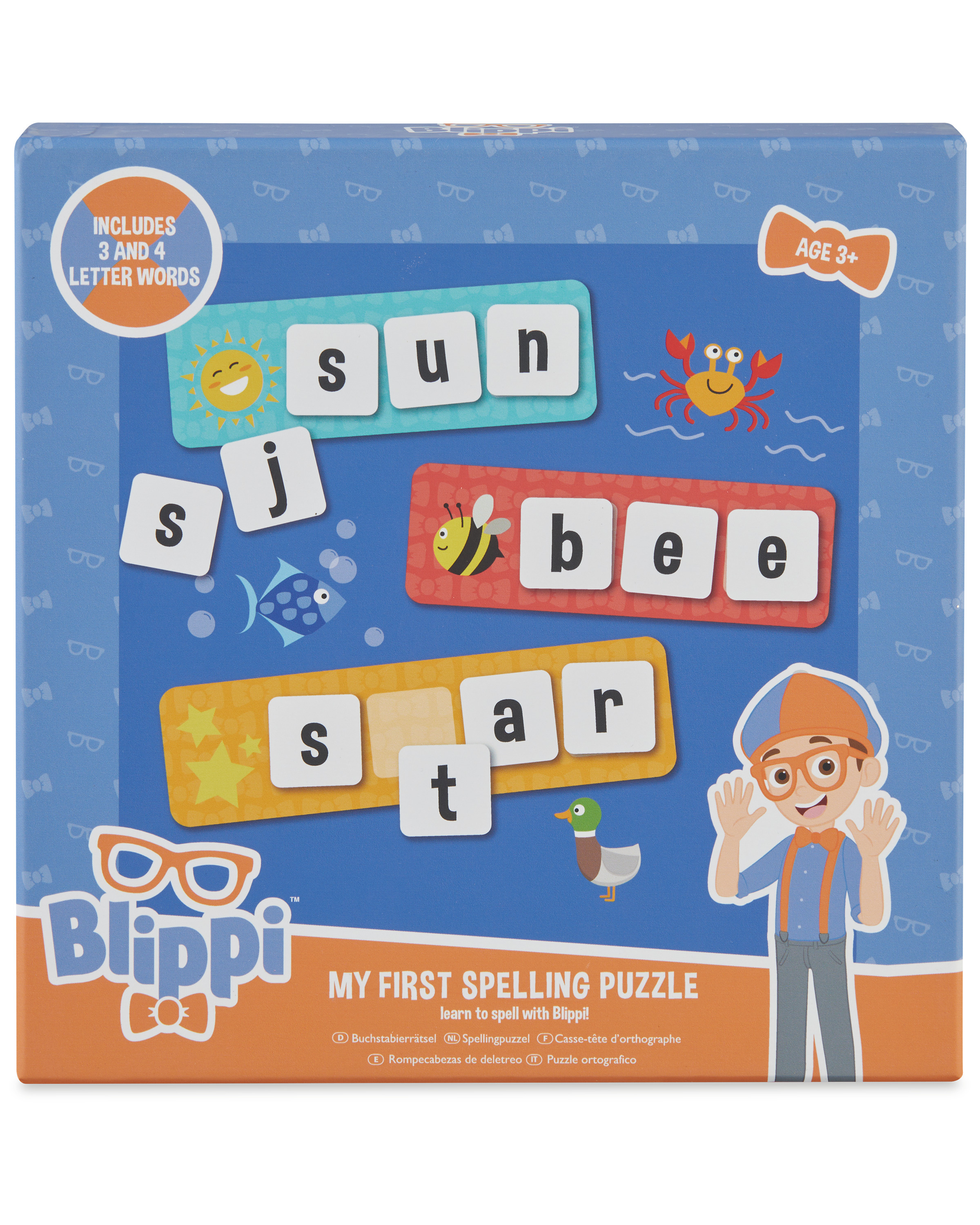 Blippi Spelling Puzzle Game ALDI UK