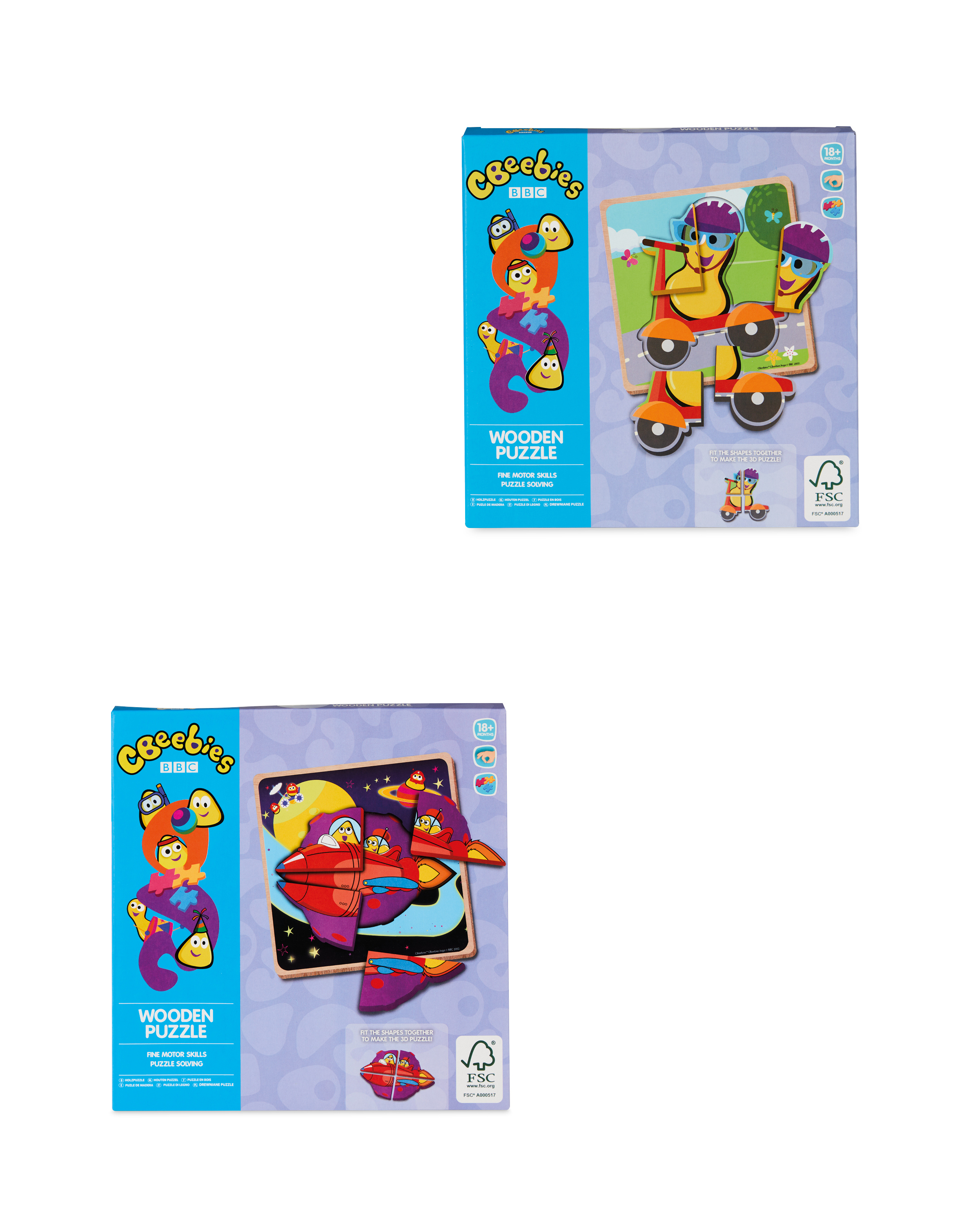 CBeebies Wooden Puzzles ALDI UK