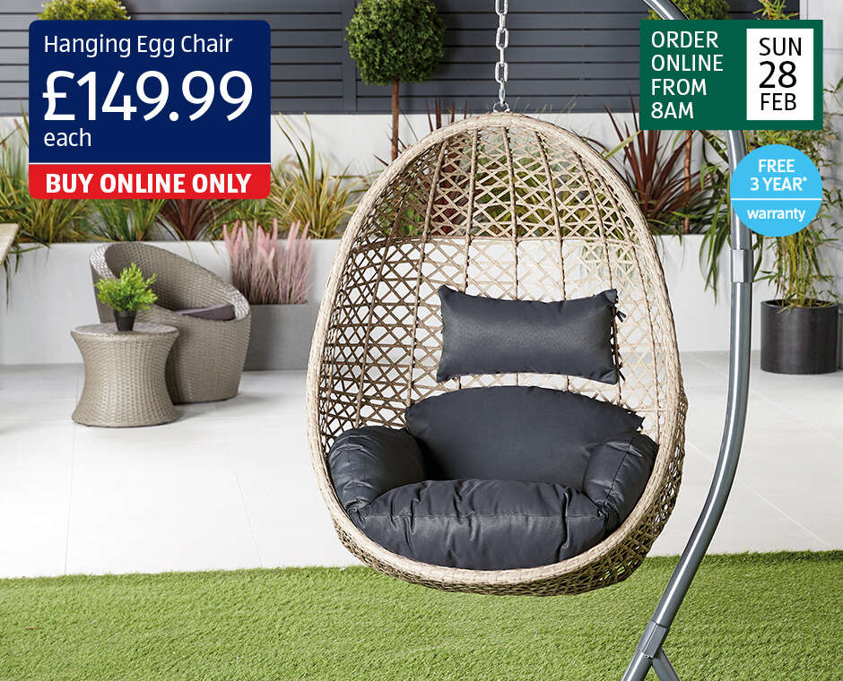Aldi egg chair price Clearance