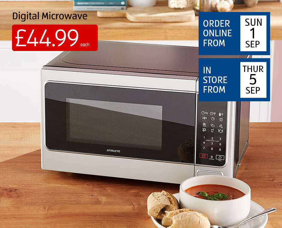 Digital Microwave - ALDI UK