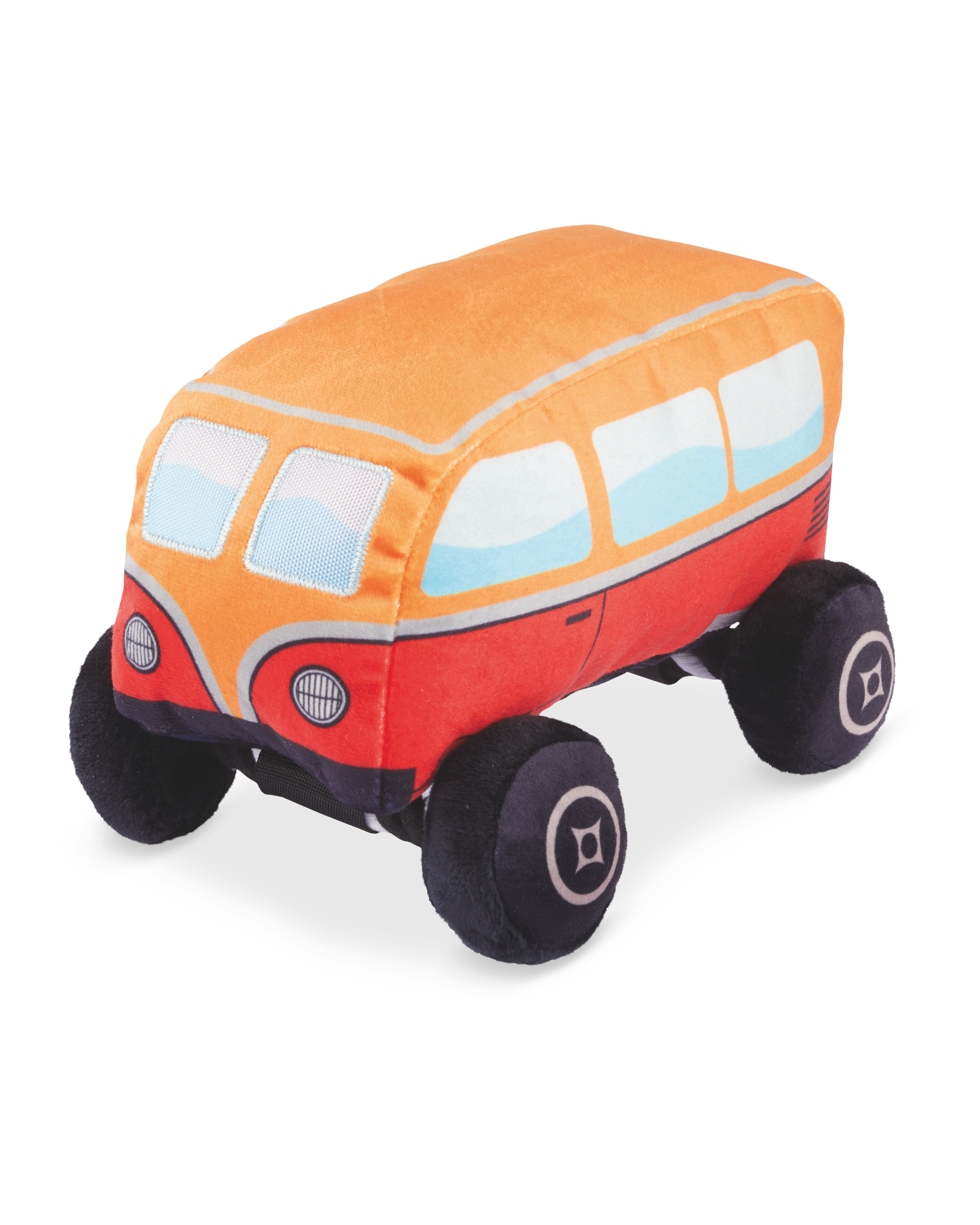 Plush Campervan Retro Dog Toy ALDI UK