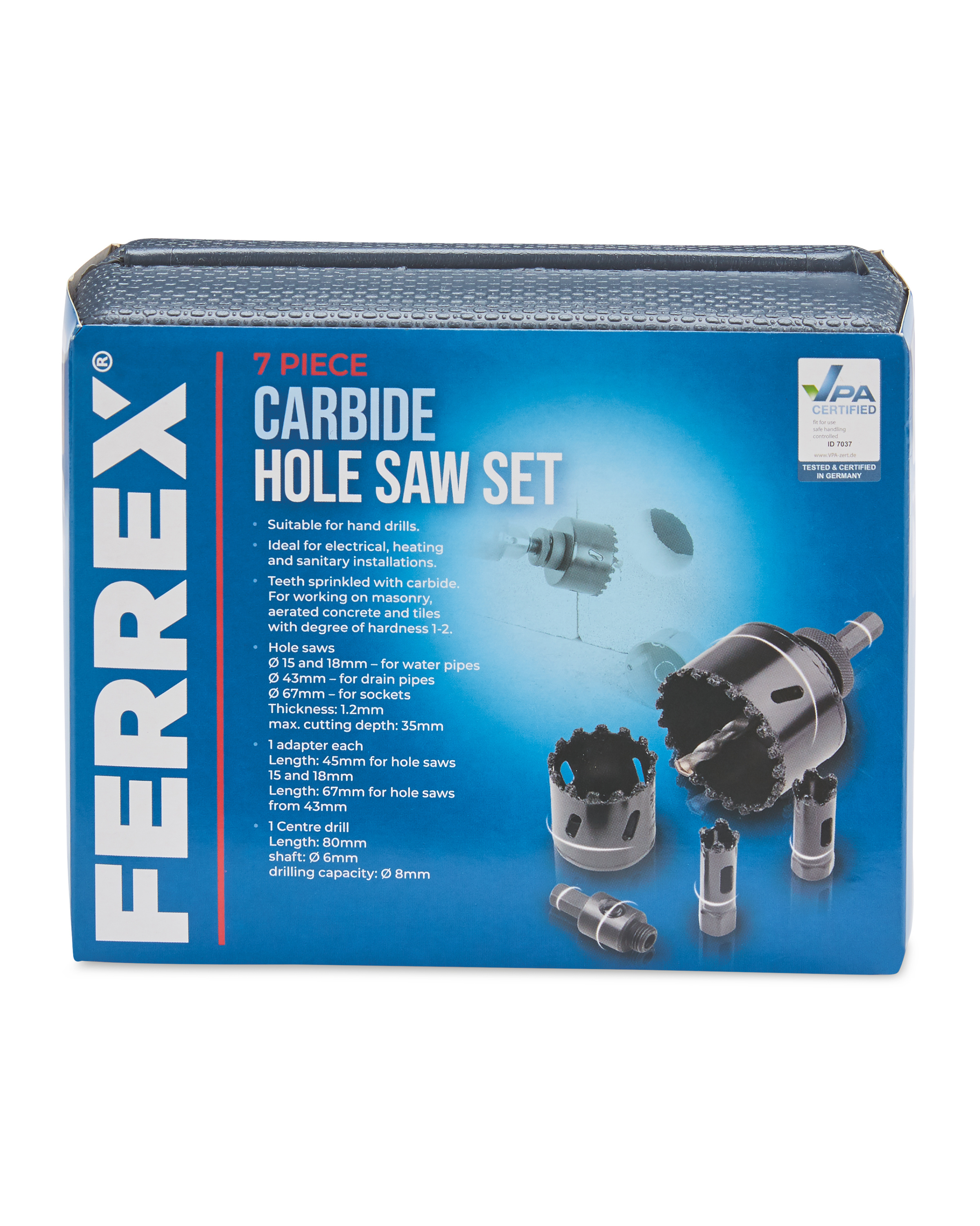 Ferrex Carbide Hole Saw Set ALDI UK