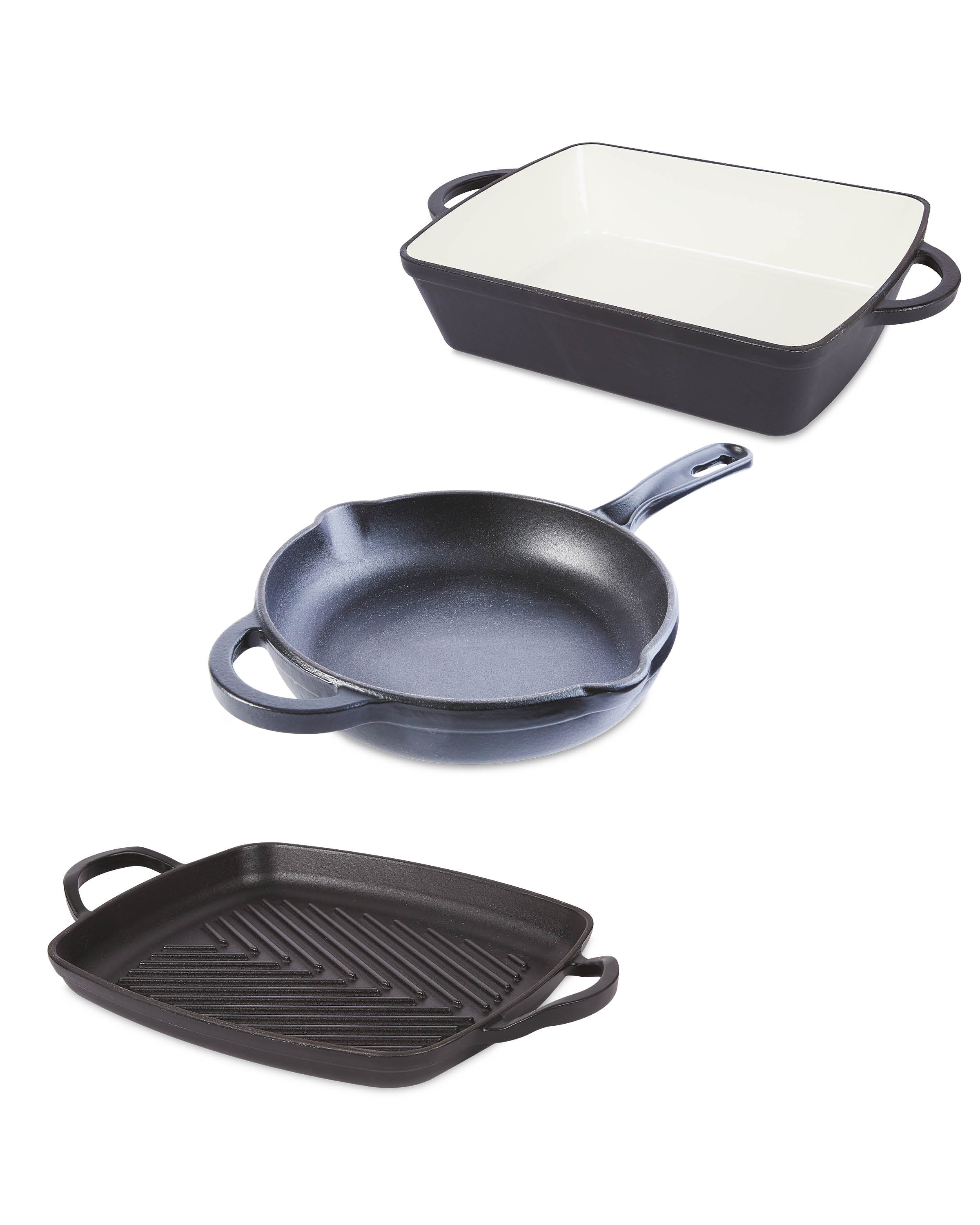 Cast Iron Bundle Black ALDI UK