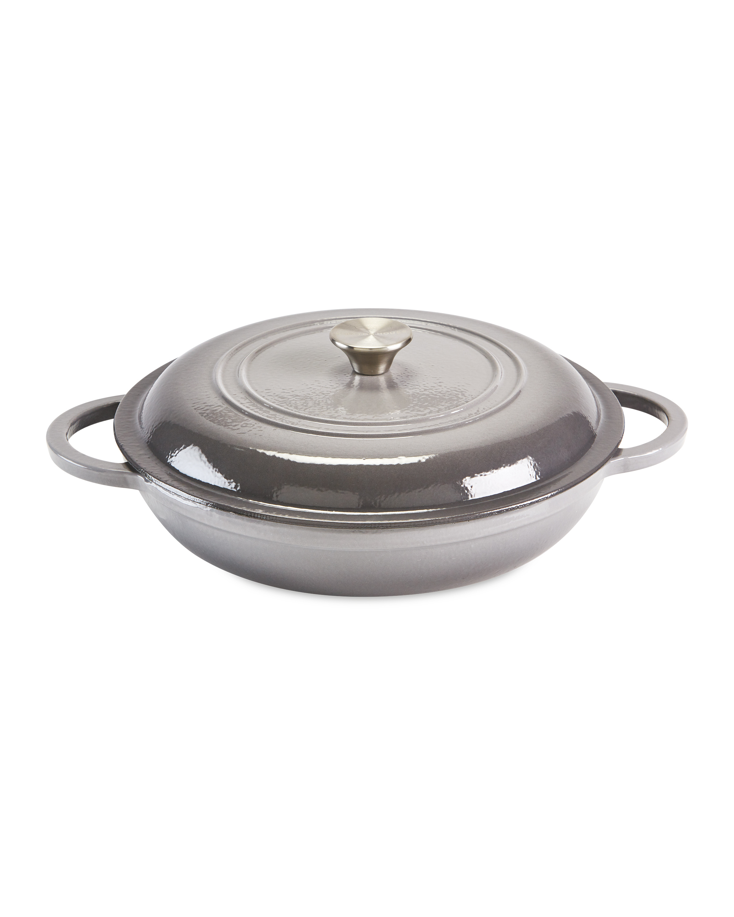 Cast Iron Shallow Casserole Dish With Lid ALDI