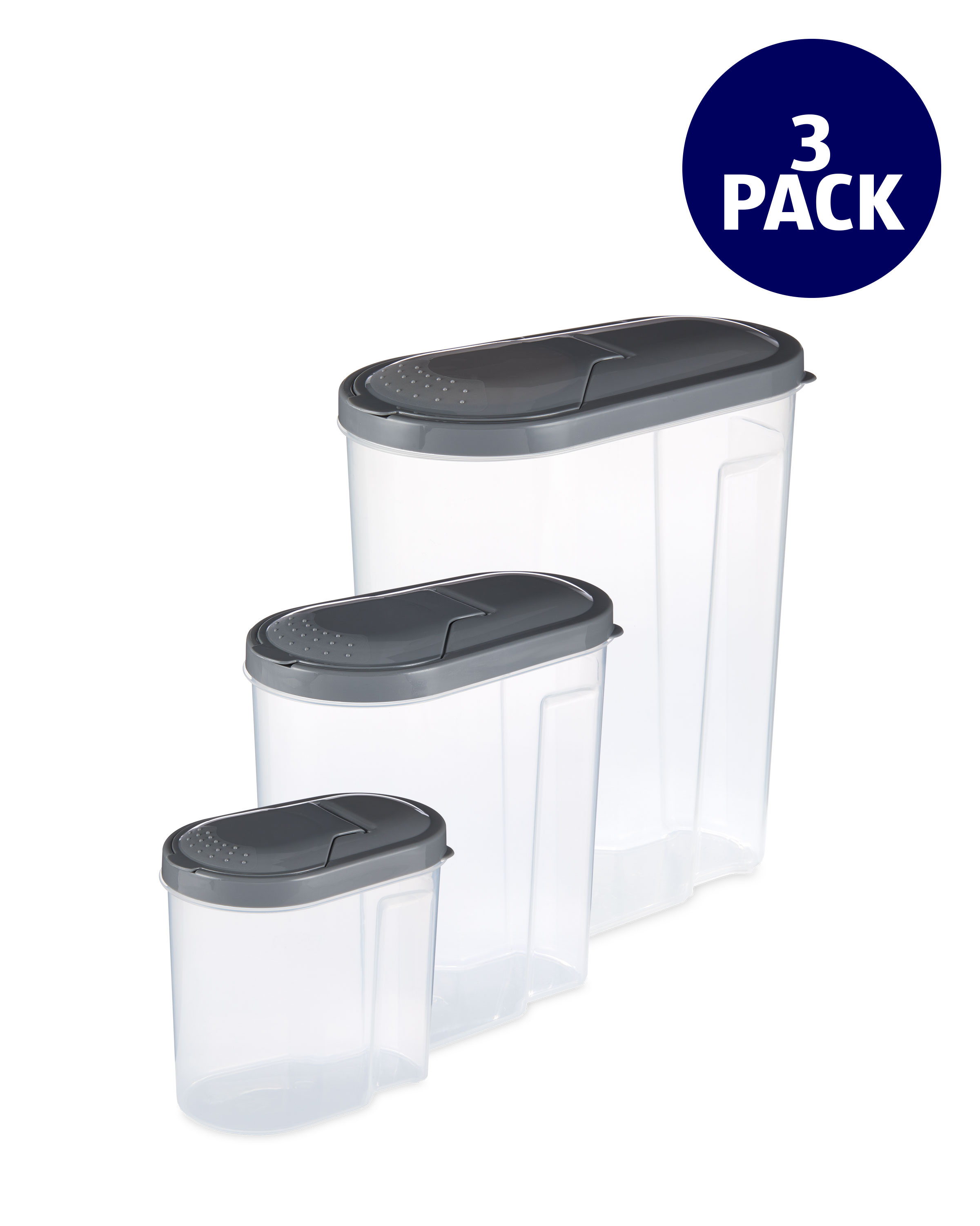 Cereal Containers 3 Pack ALDI UK