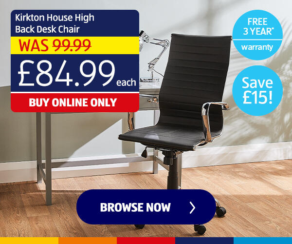 Kirkton House High Back Desk Chair - Shop Now