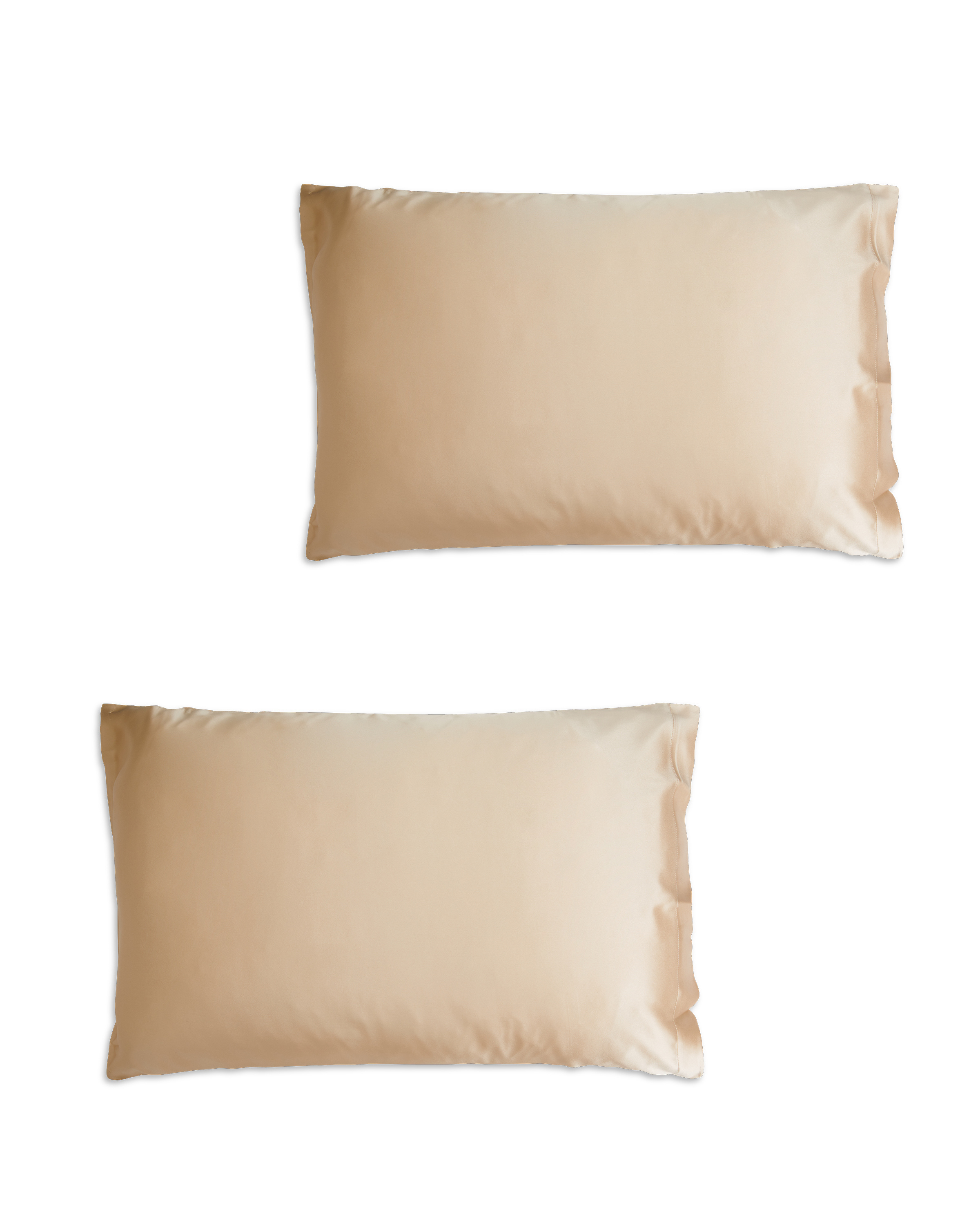 Champagne Silk Pillowcase 2 Pack ALDI UK