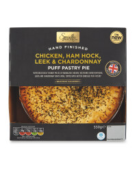 Chicken, Ham, Leek & Chardonnay Pie