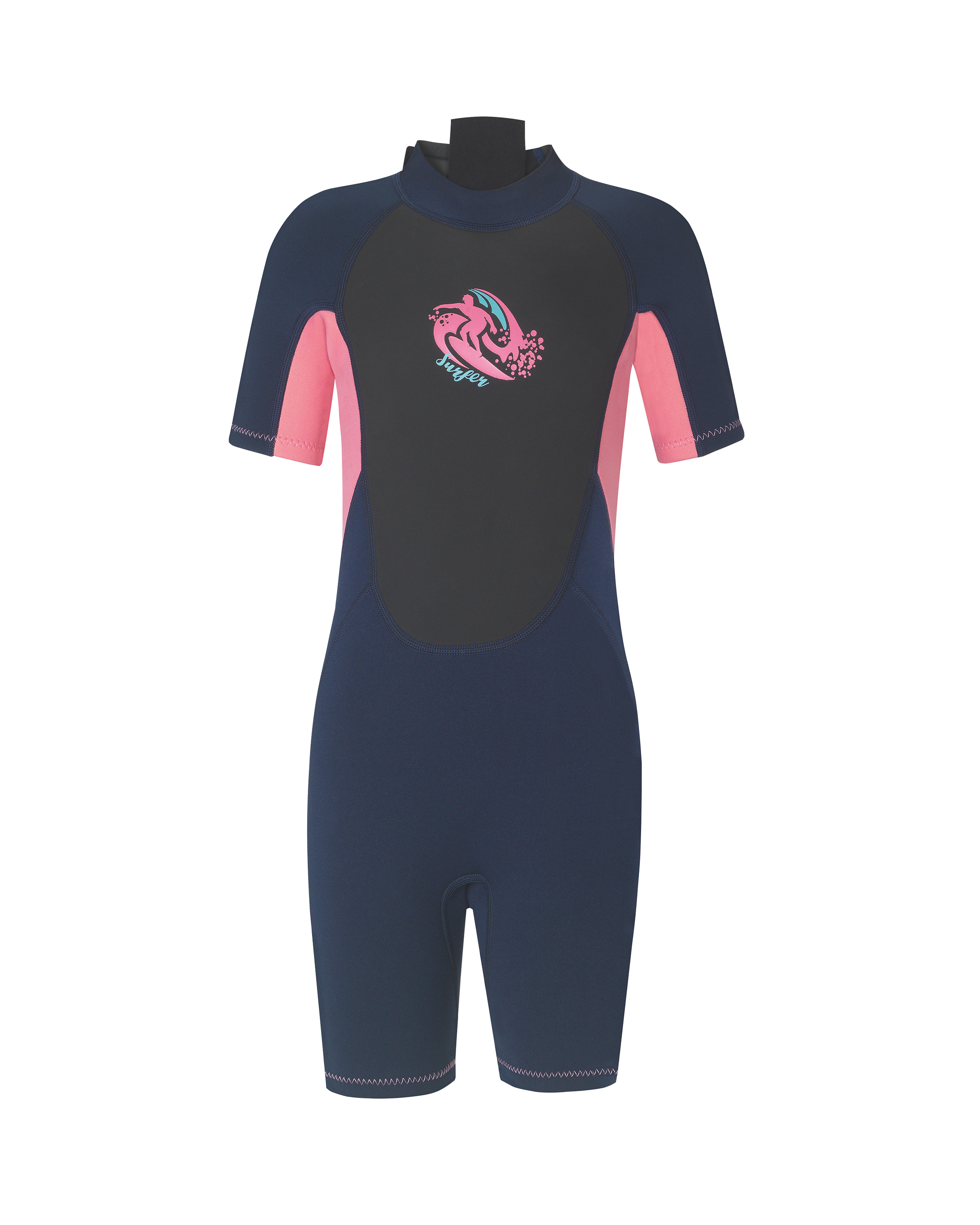 Crane Pink Children's Short Wetsuit ALDI UK