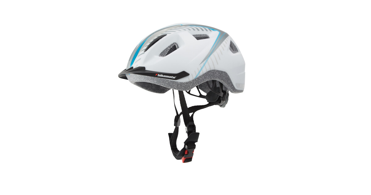 Children's White/Silver Bike Helmet - ALDI UK