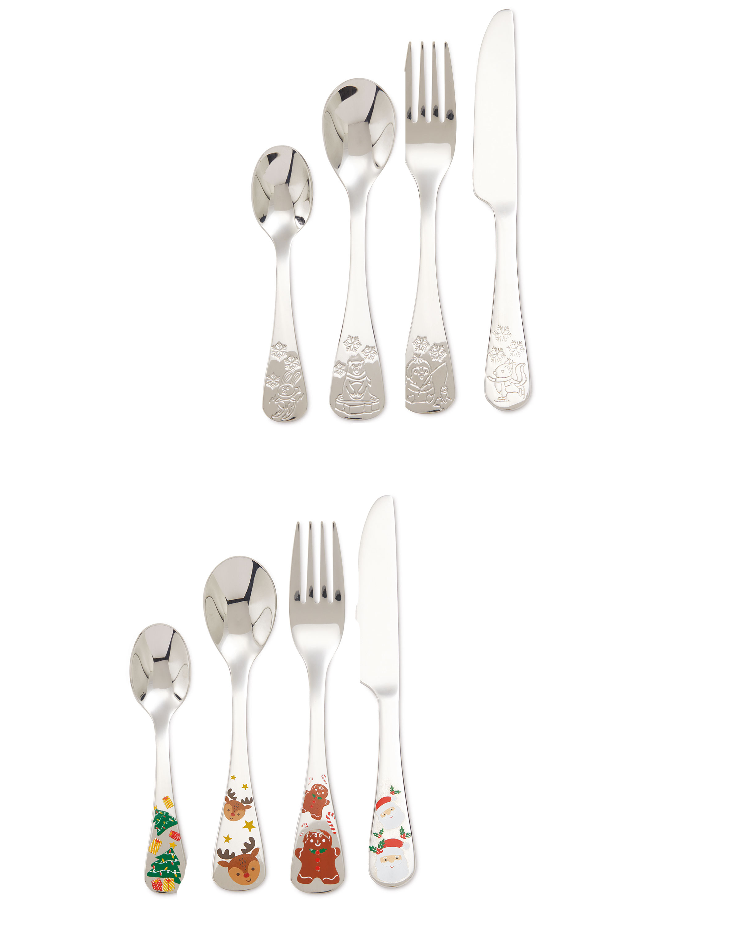 Children’s Festive Cutlery Set ALDI UK