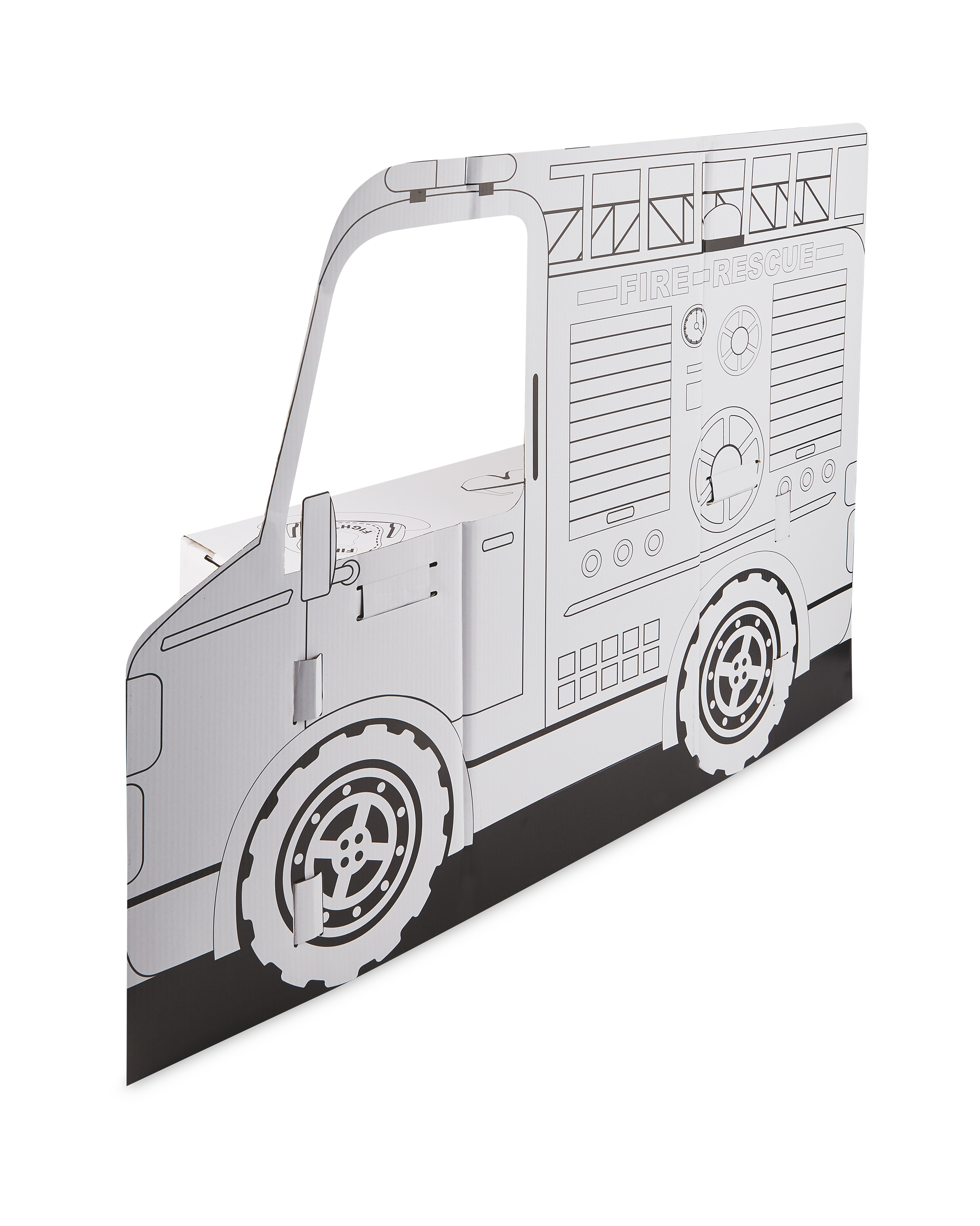 Colour In Fire Engine Playhouse ALDI UK