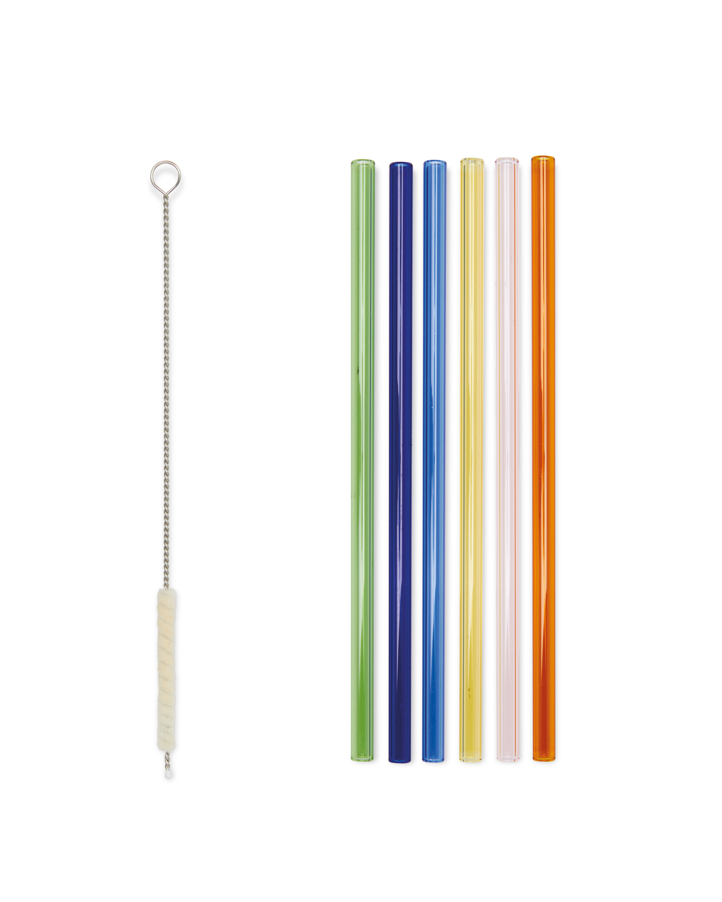 Colour Straight Glass Reusable Straw ALDI UK
