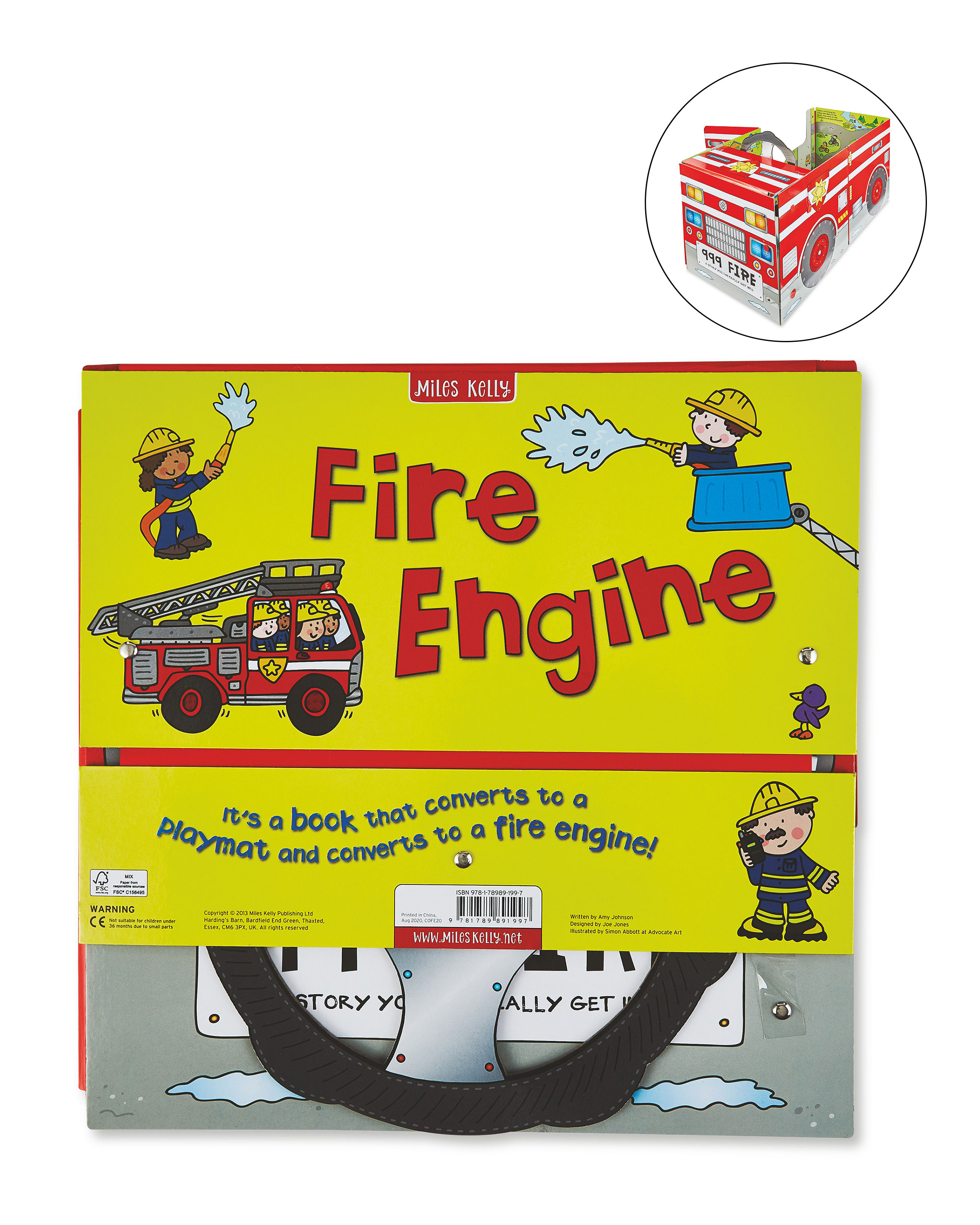 Convertible Fire Engine Board Book ALDI UK