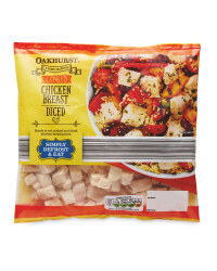 Cooked Diced Chicken Breast Pieces
